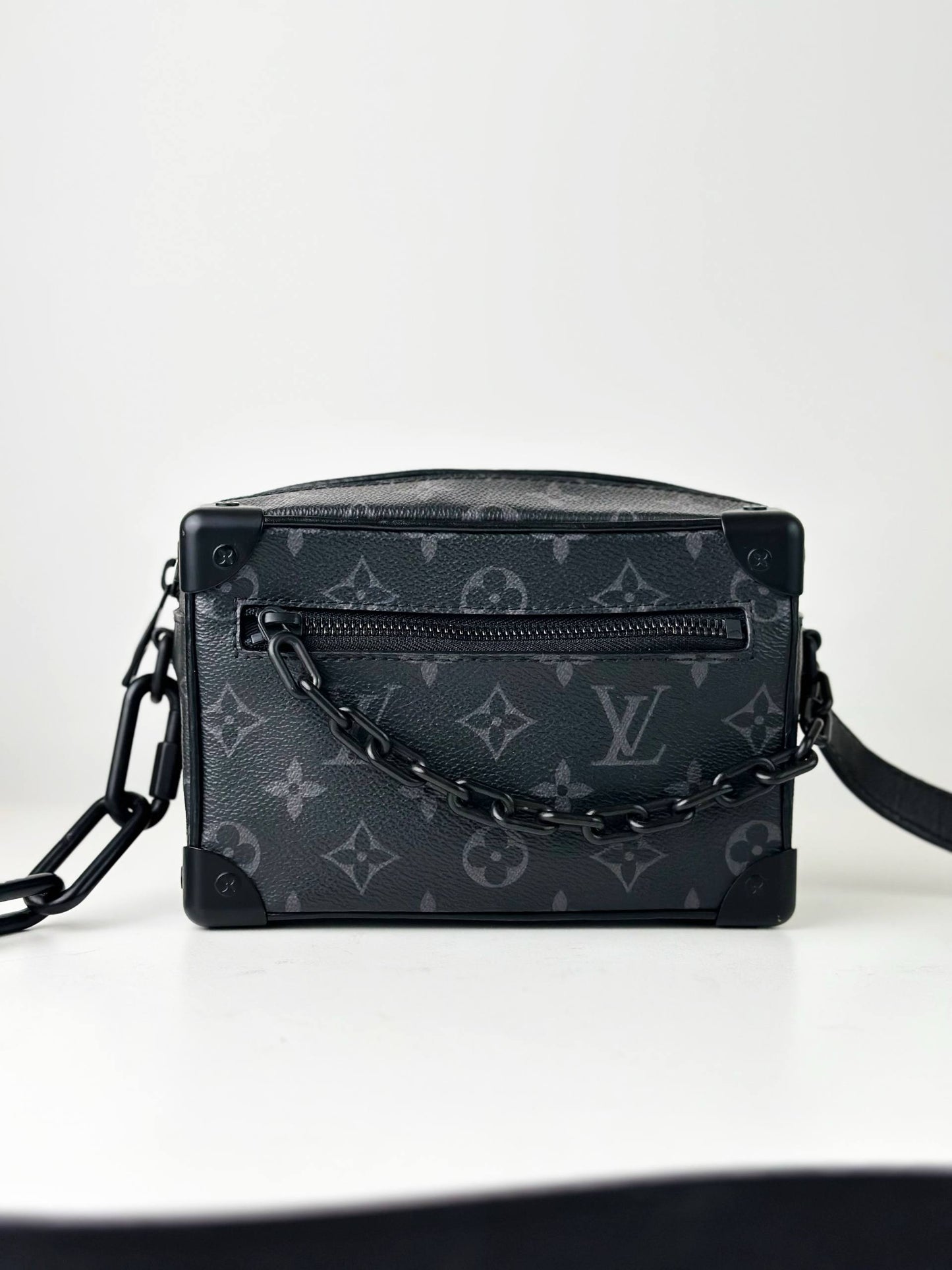 LOUIS VUITTON MONOGRAM ECLIPSE MINI SOFT TRUNK CROSSBODY BAG