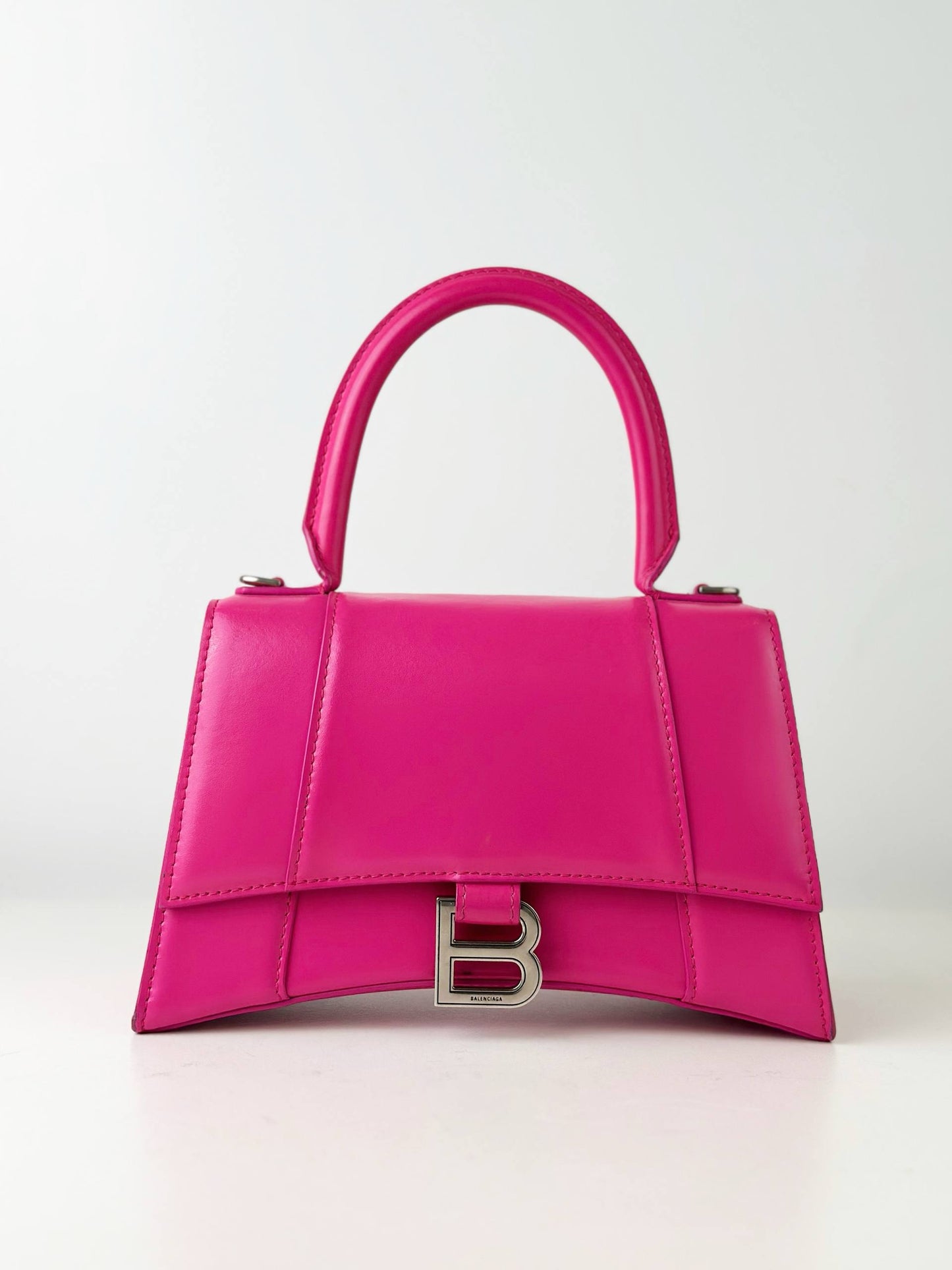 BALENCIAGA HOURGLASS S PINK CROSSBODY BAG SHW