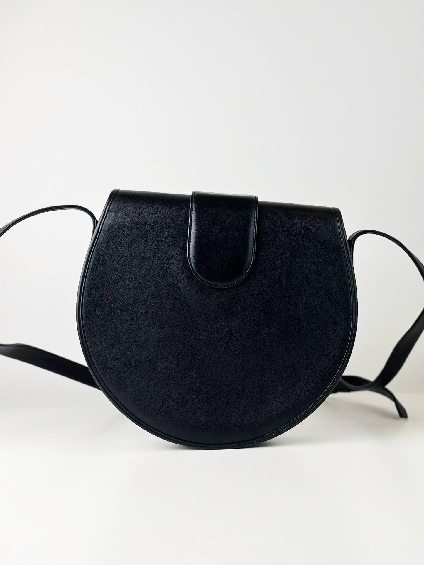 YSL VINTAGE BLACK CROSSBODY BAG