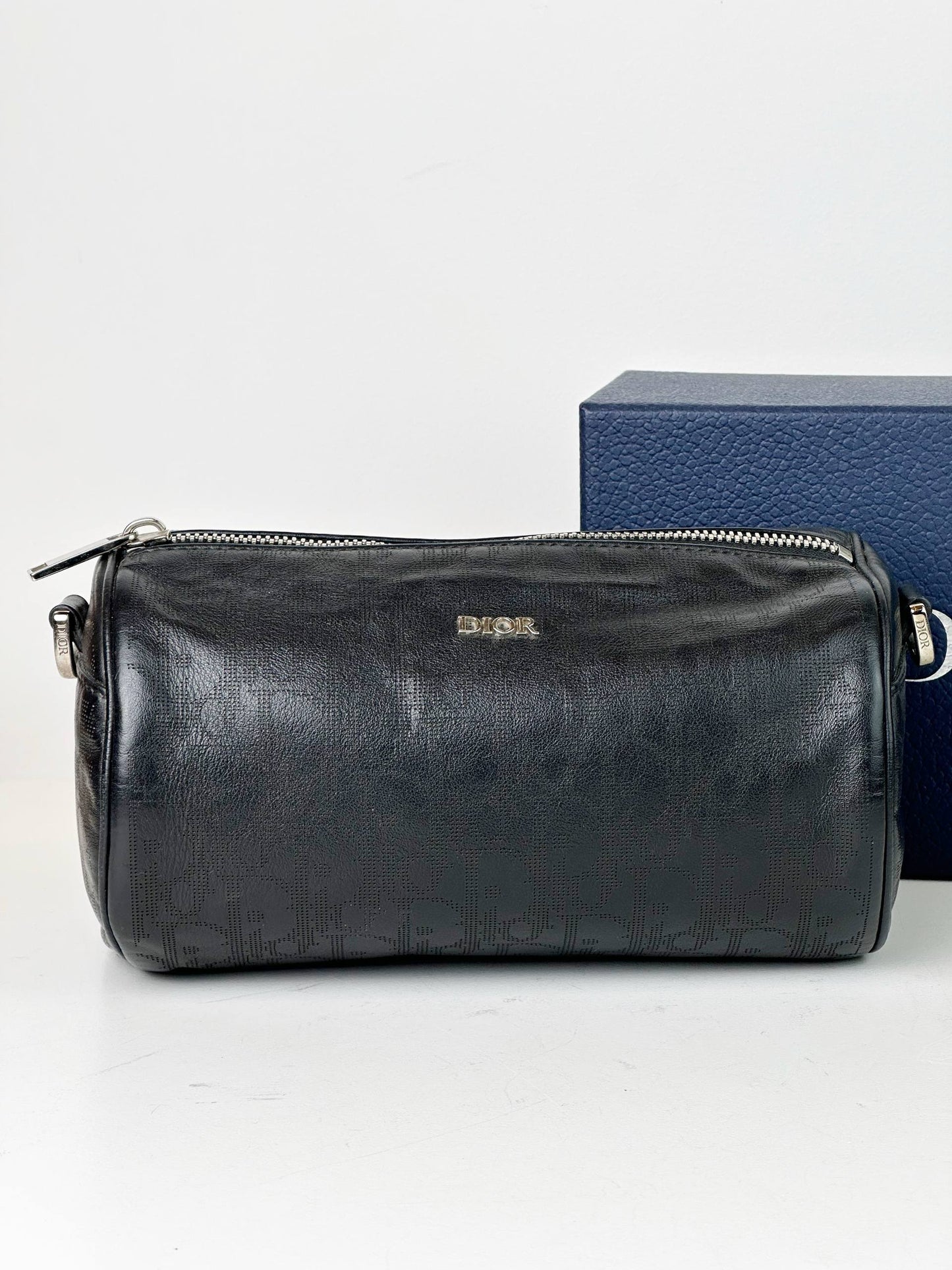 DIOR ROLLER OBLIQUE LEATHER CROSSBODY BAG