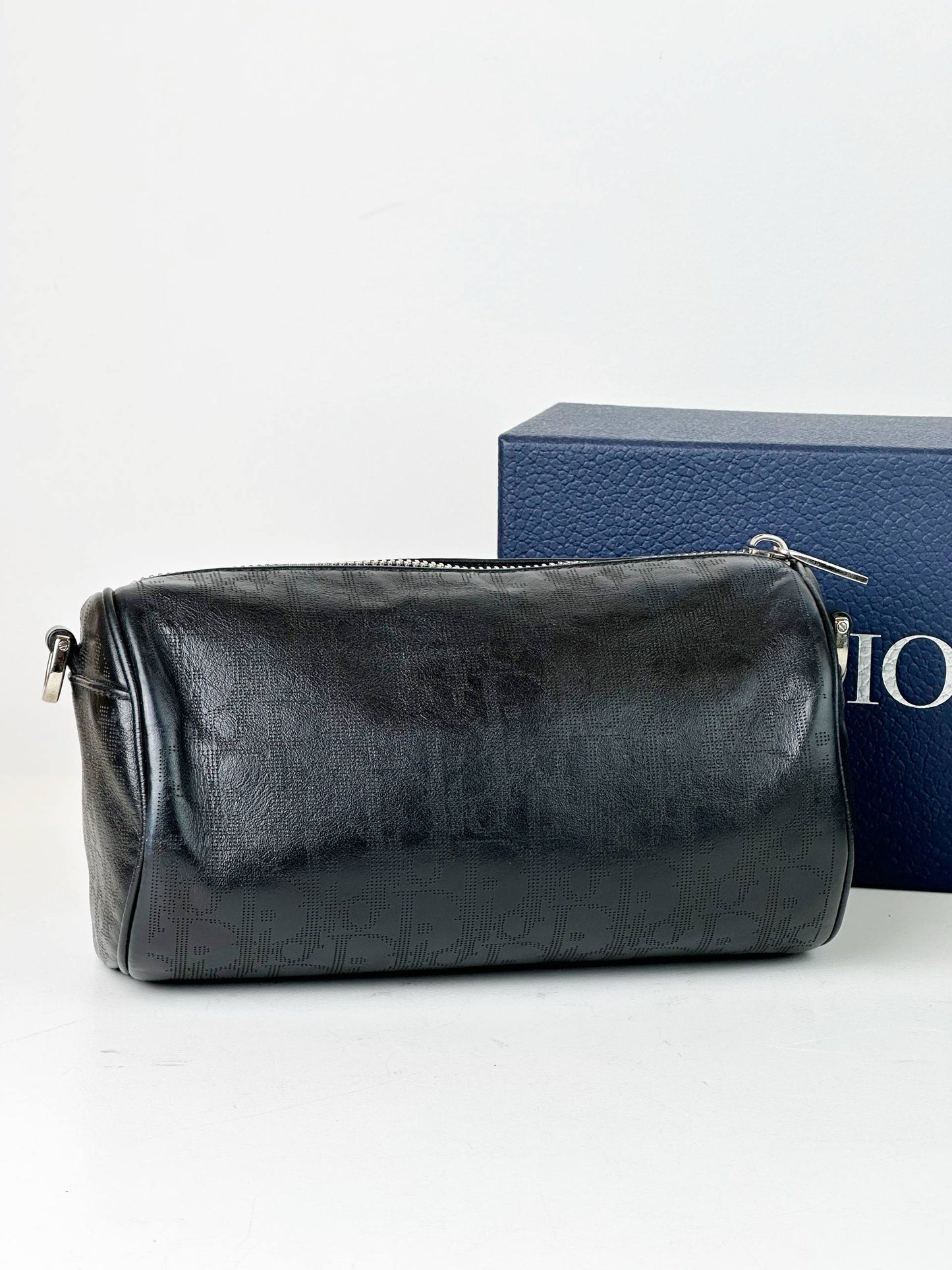 DIOR ROLLER OBLIQUE LEATHER CROSSBODY BAG