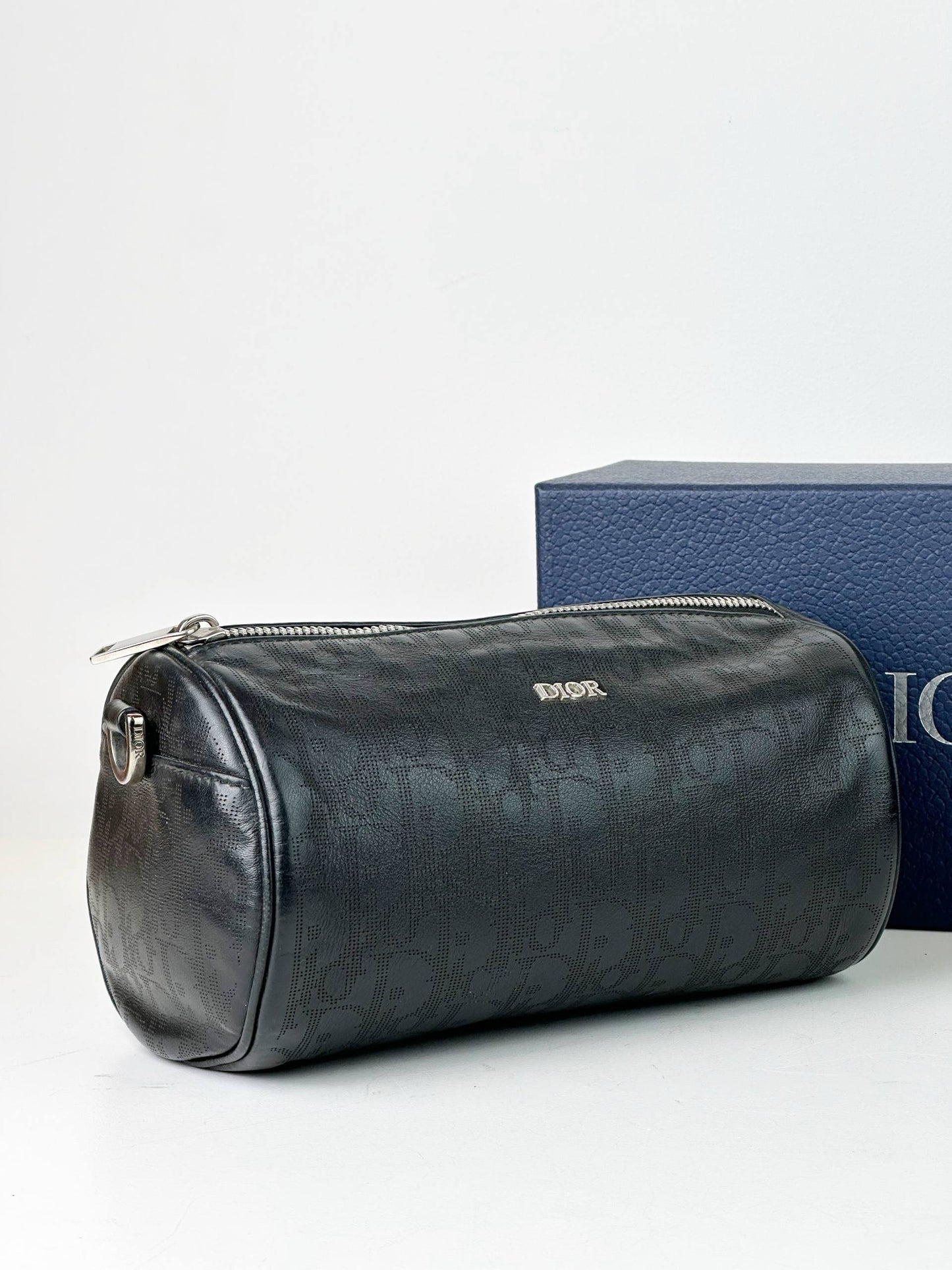 DIOR ROLLER OBLIQUE LEATHER CROSSBODY BAG