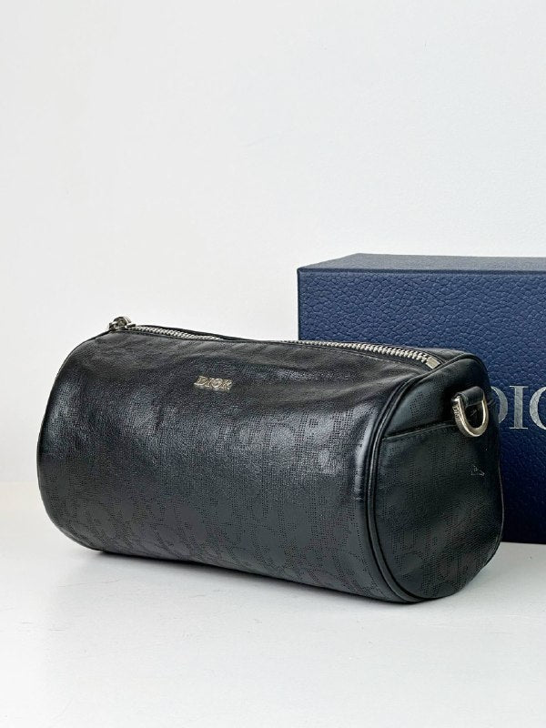 DIOR ROLLER OBLIQUE LEATHER CROSSBODY BAG