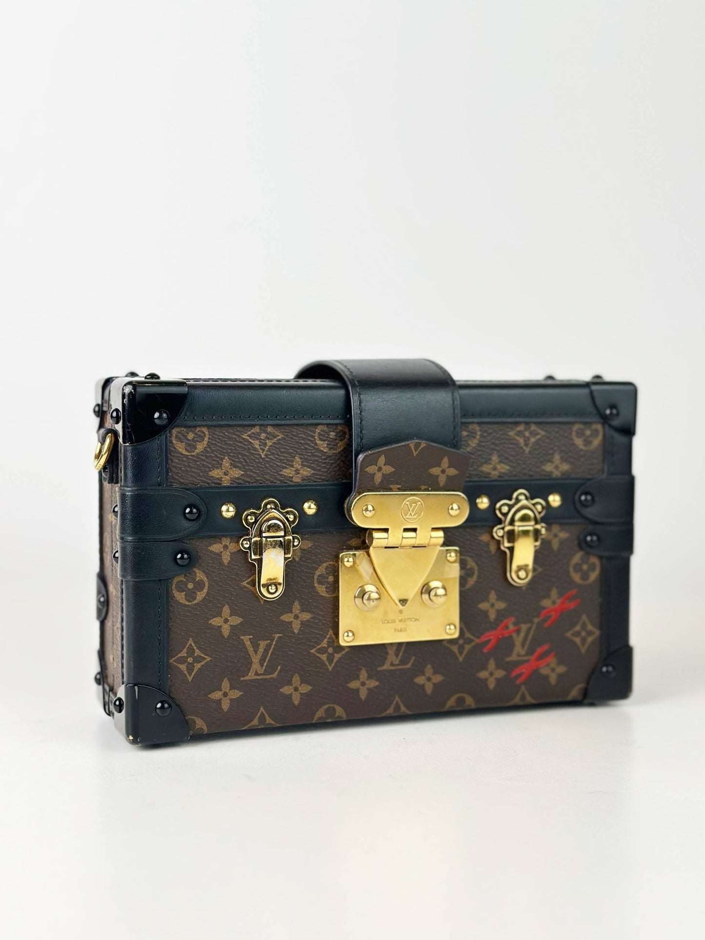 LOUIS VUITTON PETITE MALLE MONOGRAM CROSSBODY BAG