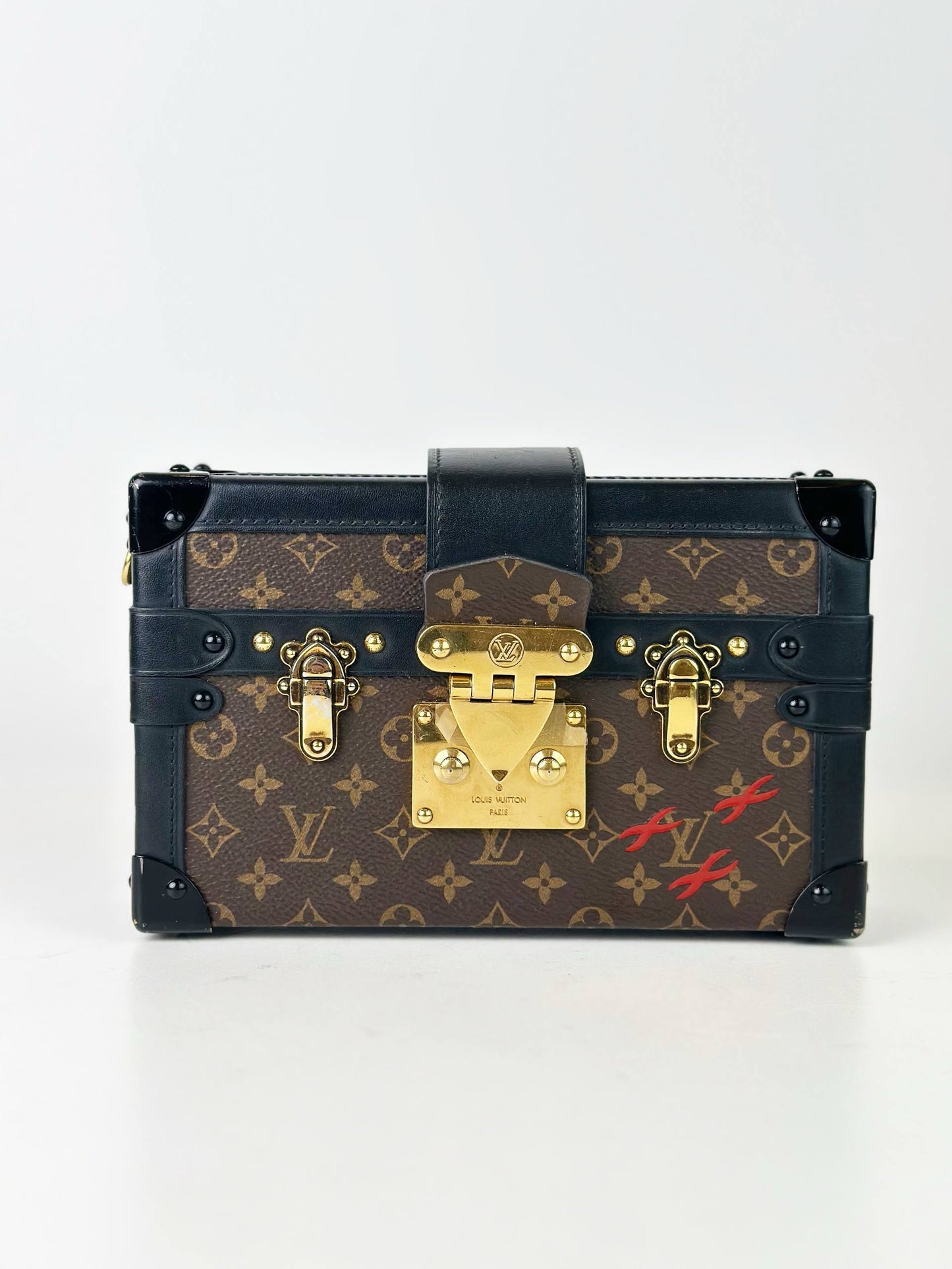 LOUIS VUITTON PETITE MALLE MONOGRAM CROSSBODY BAG