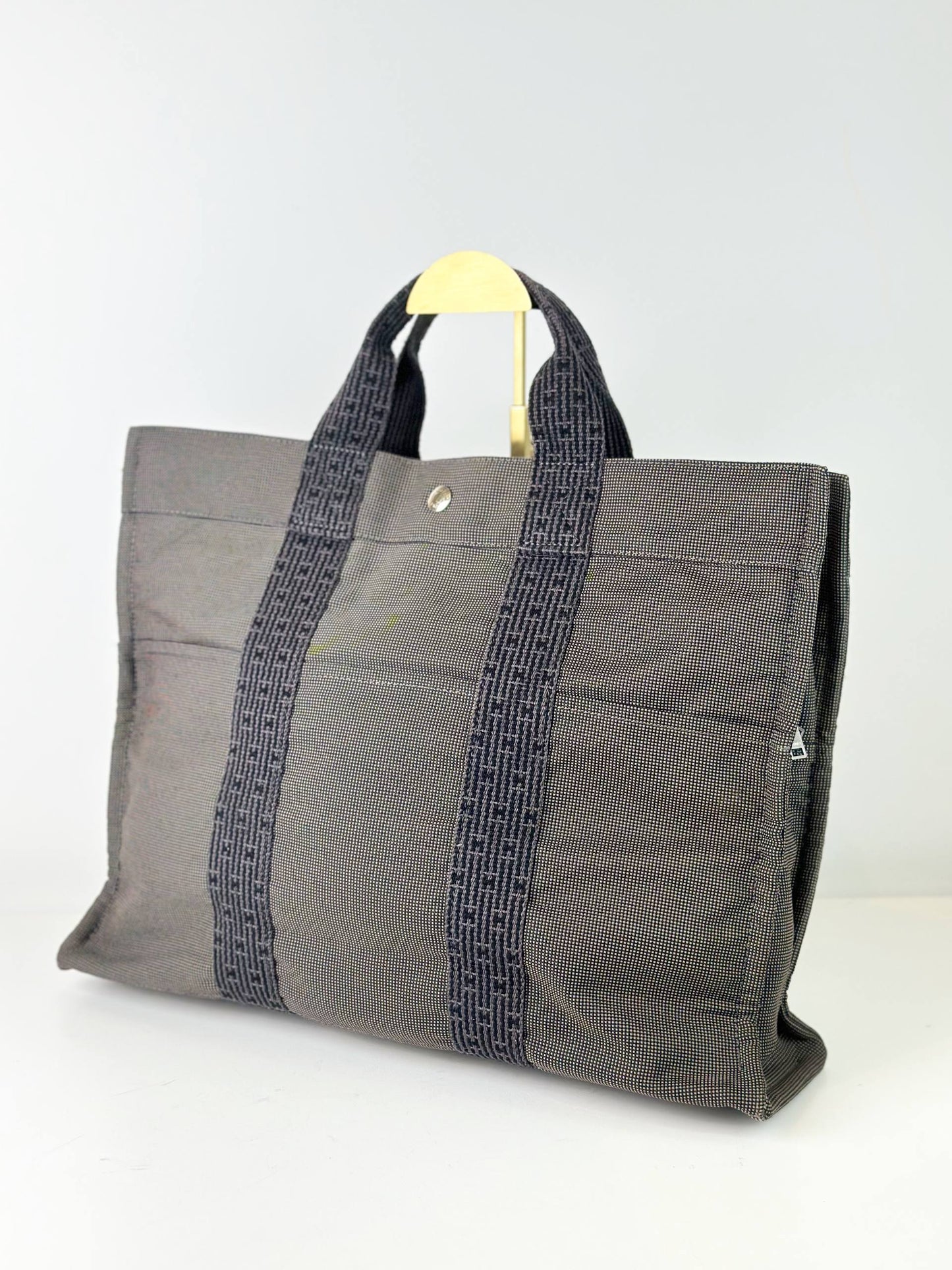 HERMES YALE LINE GREY MM TOTE BAG