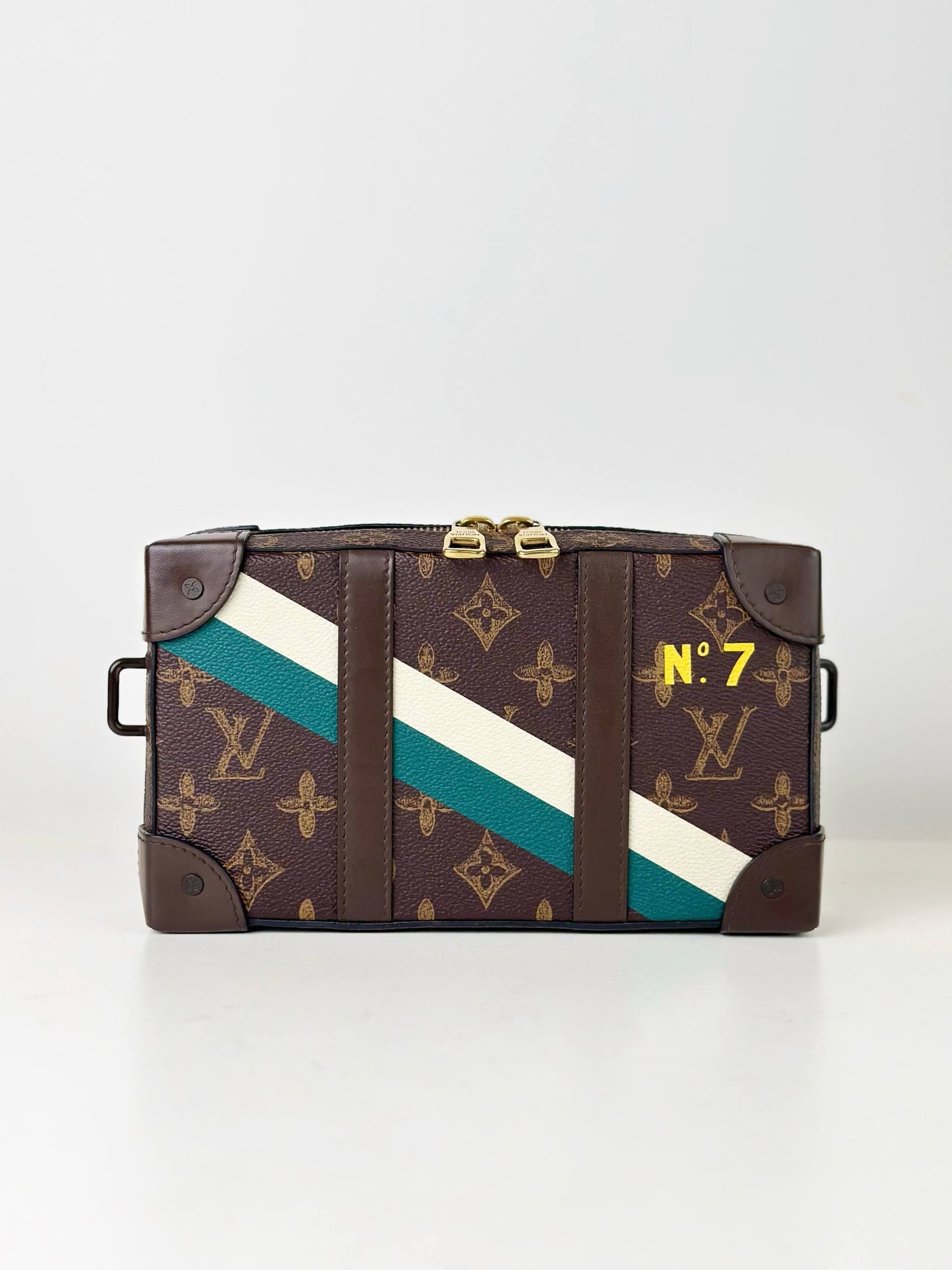 LOUIS VUITTON NO.7 MONOGRAM SOFT TRUNK WALLET CROSSBODY BAG