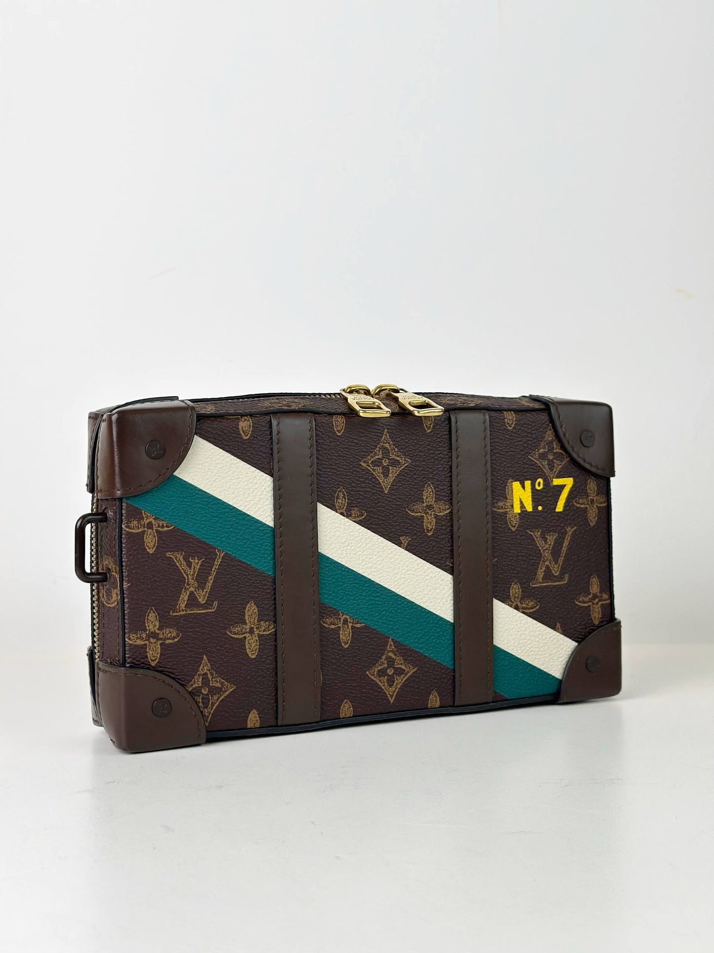 LOUIS VUITTON NO.7 MONOGRAM SOFT TRUNK WALLET CROSSBODY BAG