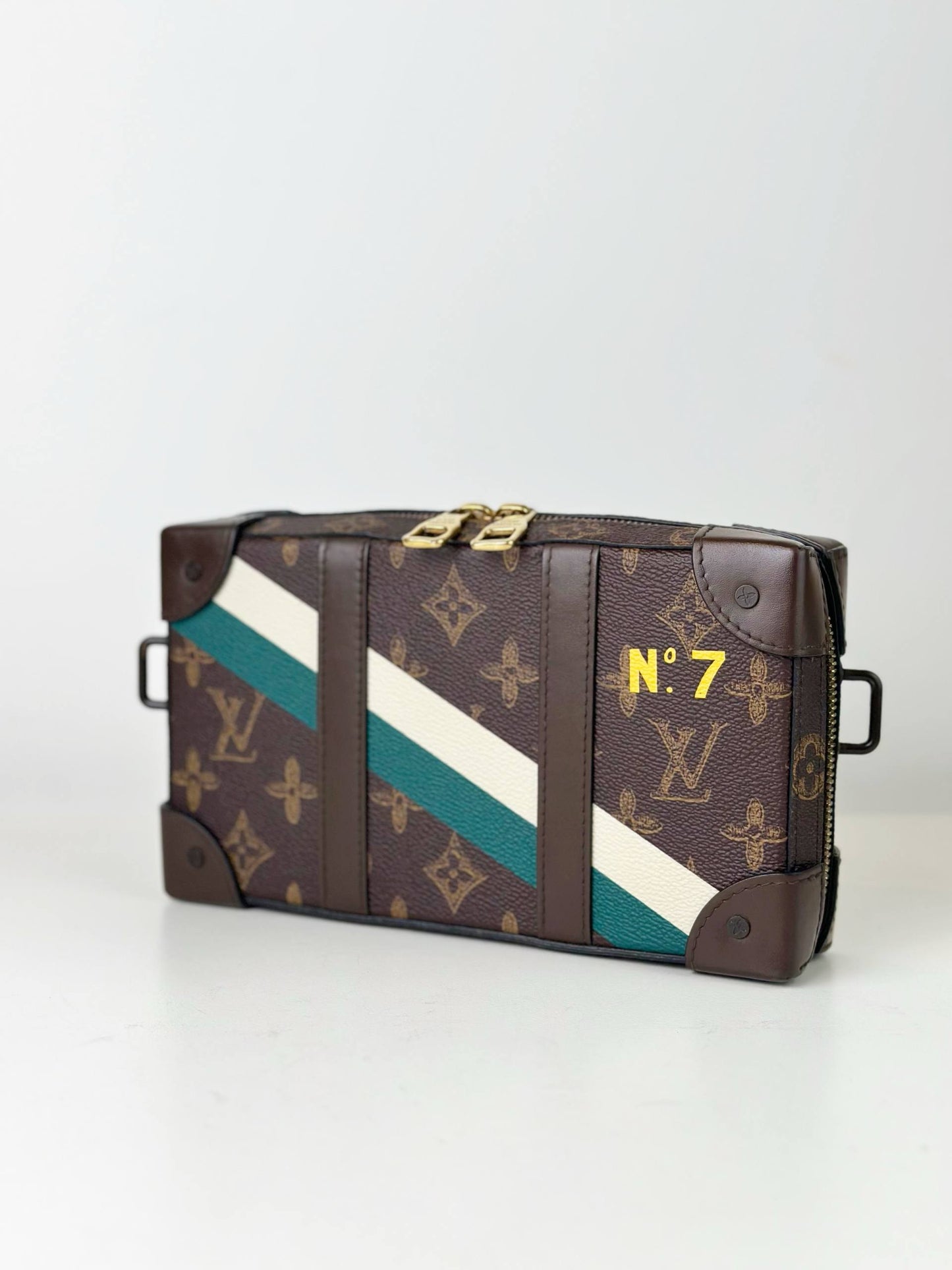 LOUIS VUITTON NO.7 MONOGRAM SOFT TRUNK WALLET CROSSBODY BAG