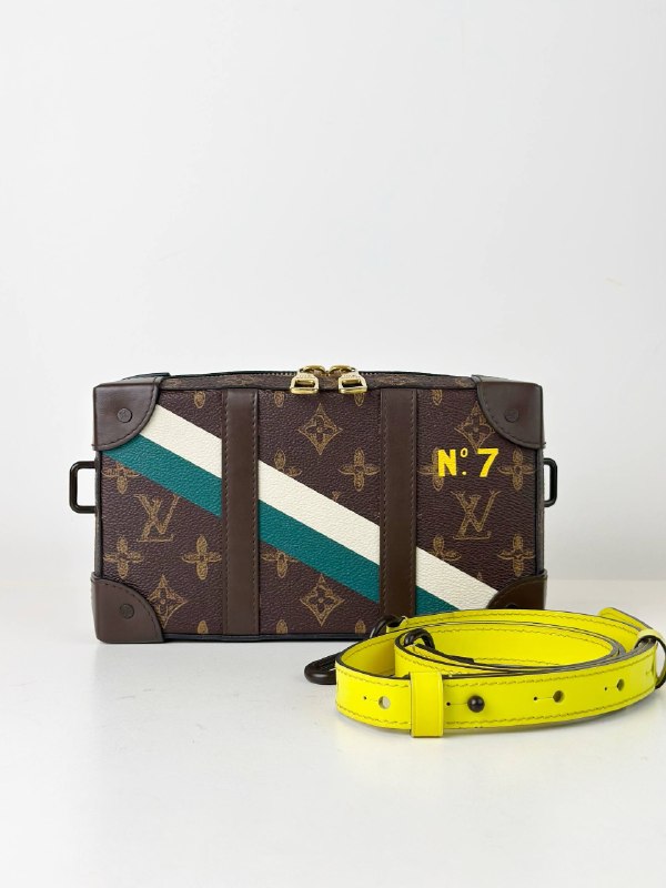 LOUIS VUITTON NO.7 MONOGRAM SOFT TRUNK WALLET CROSSBODY BAG
