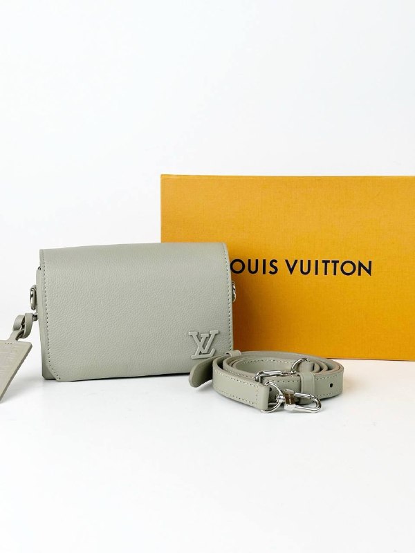LOUIS VUITTON AEROGRAM FASTLINE WEARABLE WALLET GREEN CROSSBODY BAG