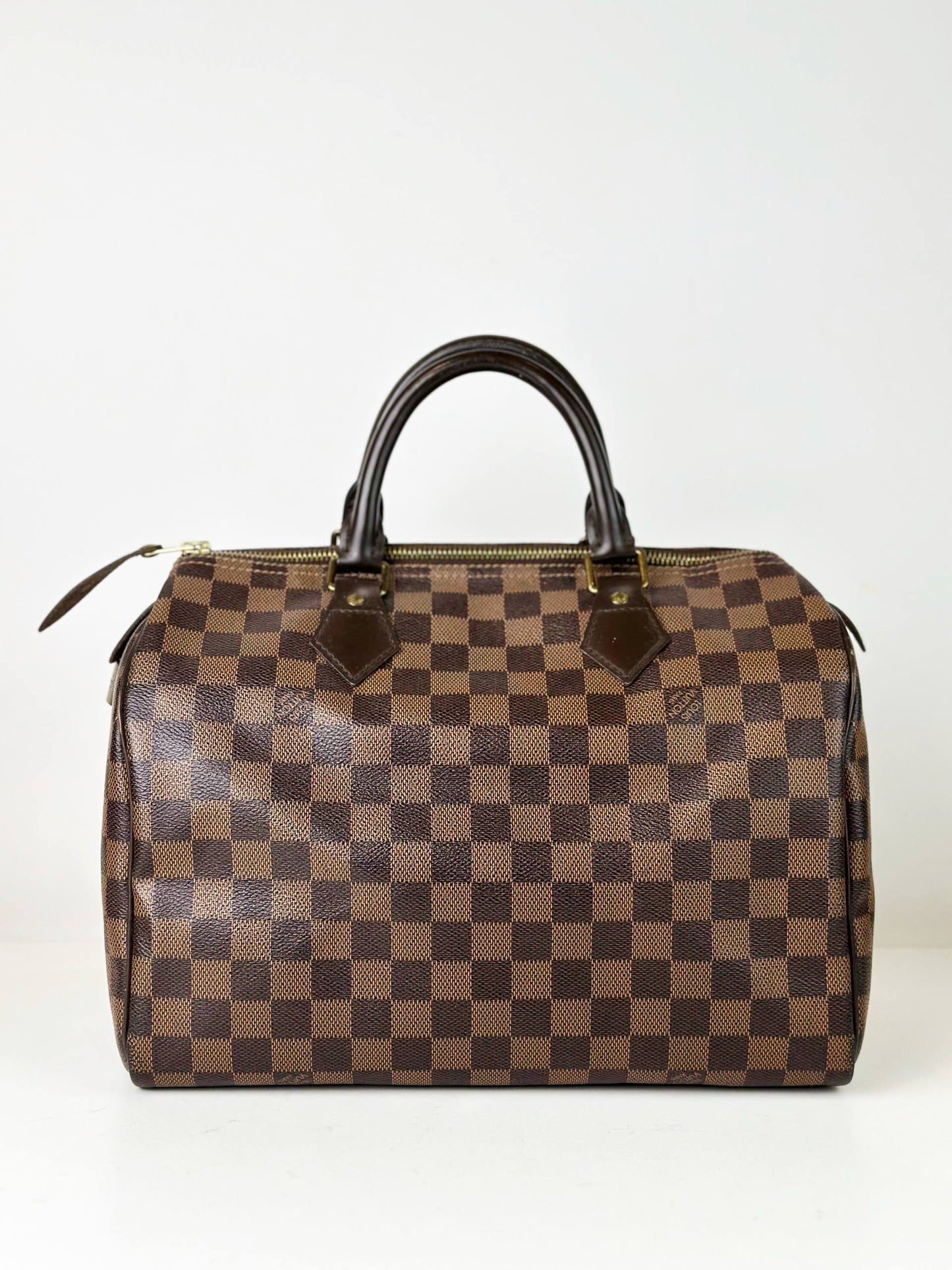 LOUIS VUITTON SPEEDY 30 DAMIER EBENE TOP HANDLE BAG