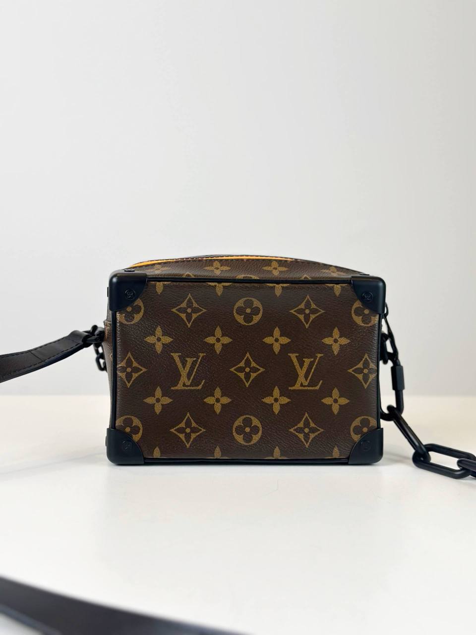 LOUIS VUITTON MINI SOFT TRUNK MONOGRAM CANVAS WITH LV FRIENDS PATCH MINI SLING BAG