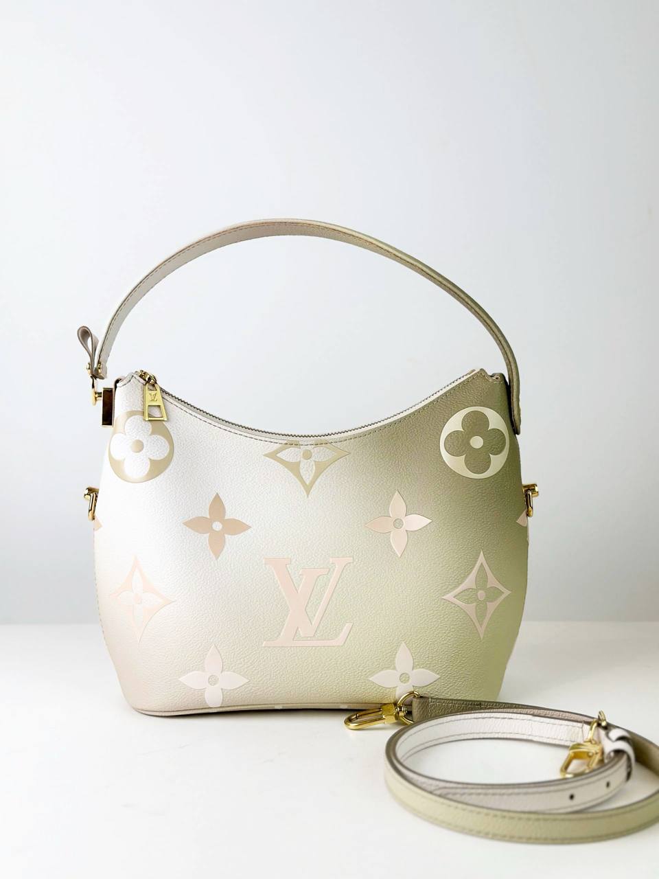 LOUIS VUITTON MARSHMALLOW PM MONOGRAM GIANT SPRING IN THE CITY SUNSET KHAKI SHOULDER BAG