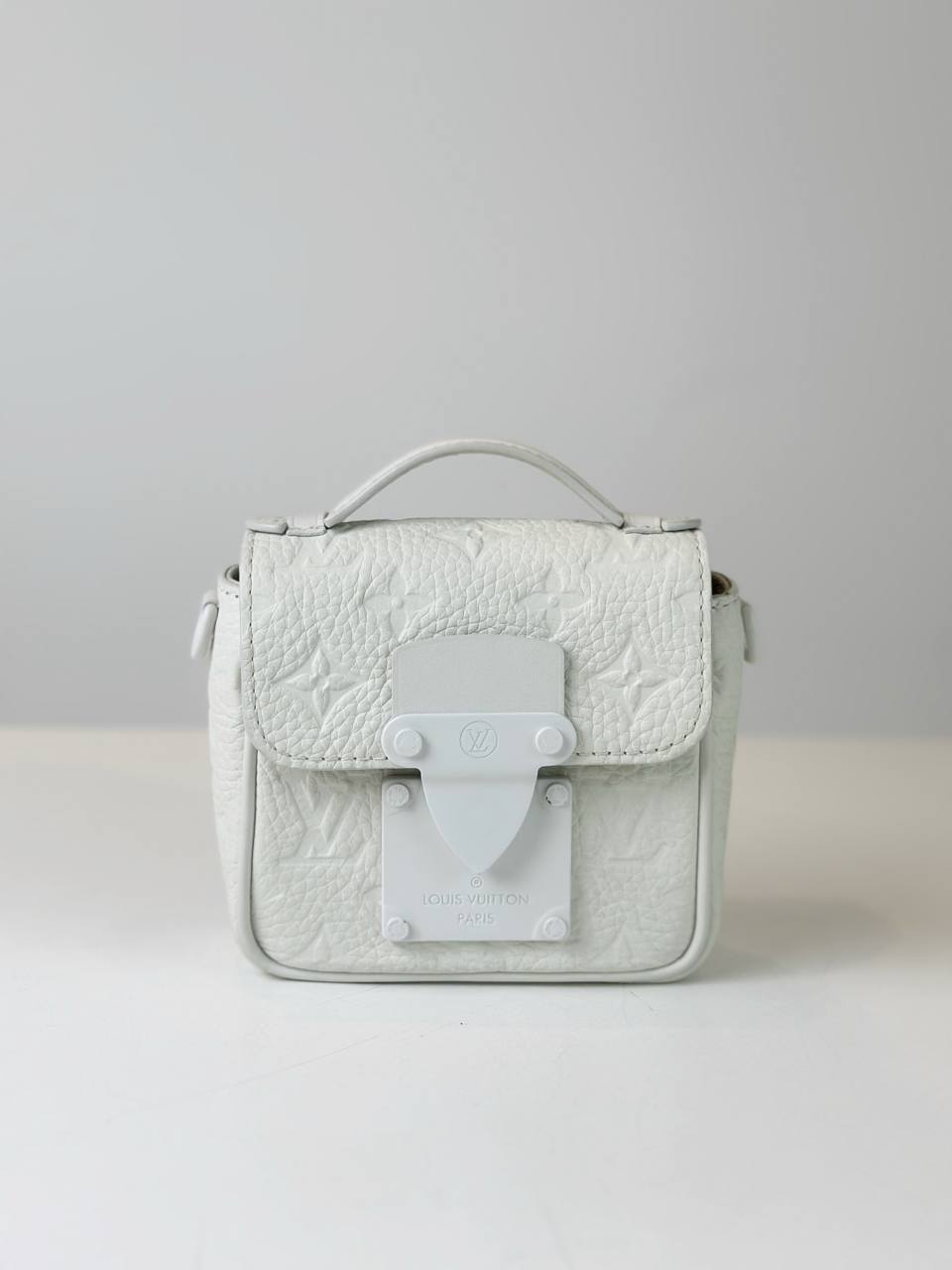 LOUIS VUITTON PICO S-LOCK MINI WHITE CROSSBODY BAG