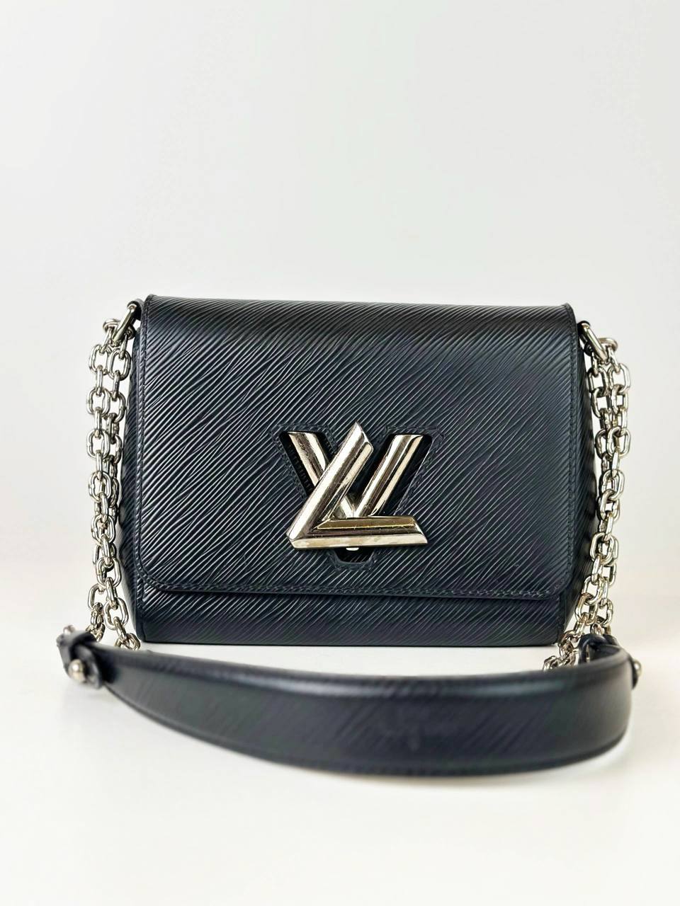 LOUIS VUITTON TWIST PM BLACK EPI LEATHER CROSSBODY BAG