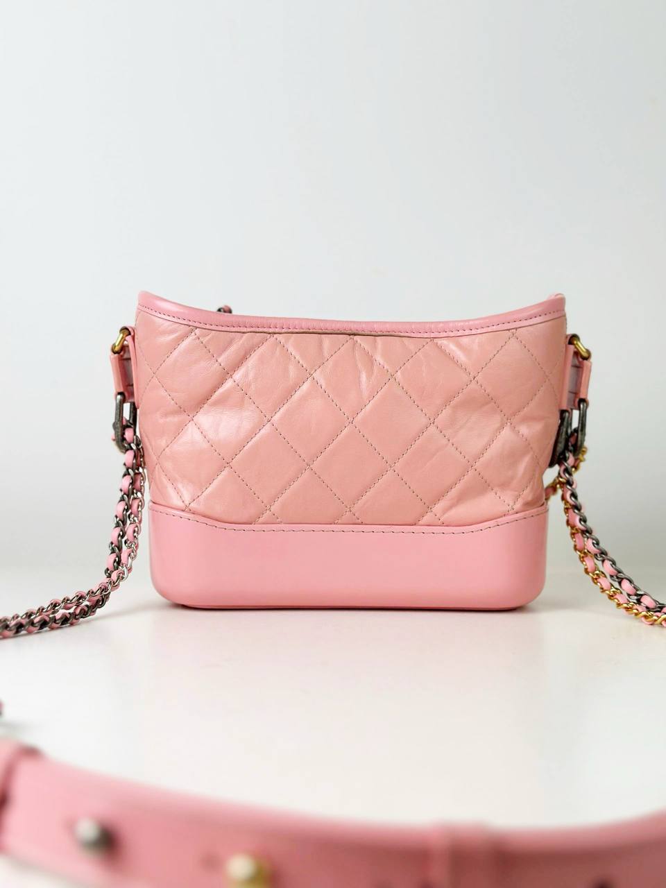 CHANEL GABRIELLE HOBO PINK SMALL SHOULDER BAG