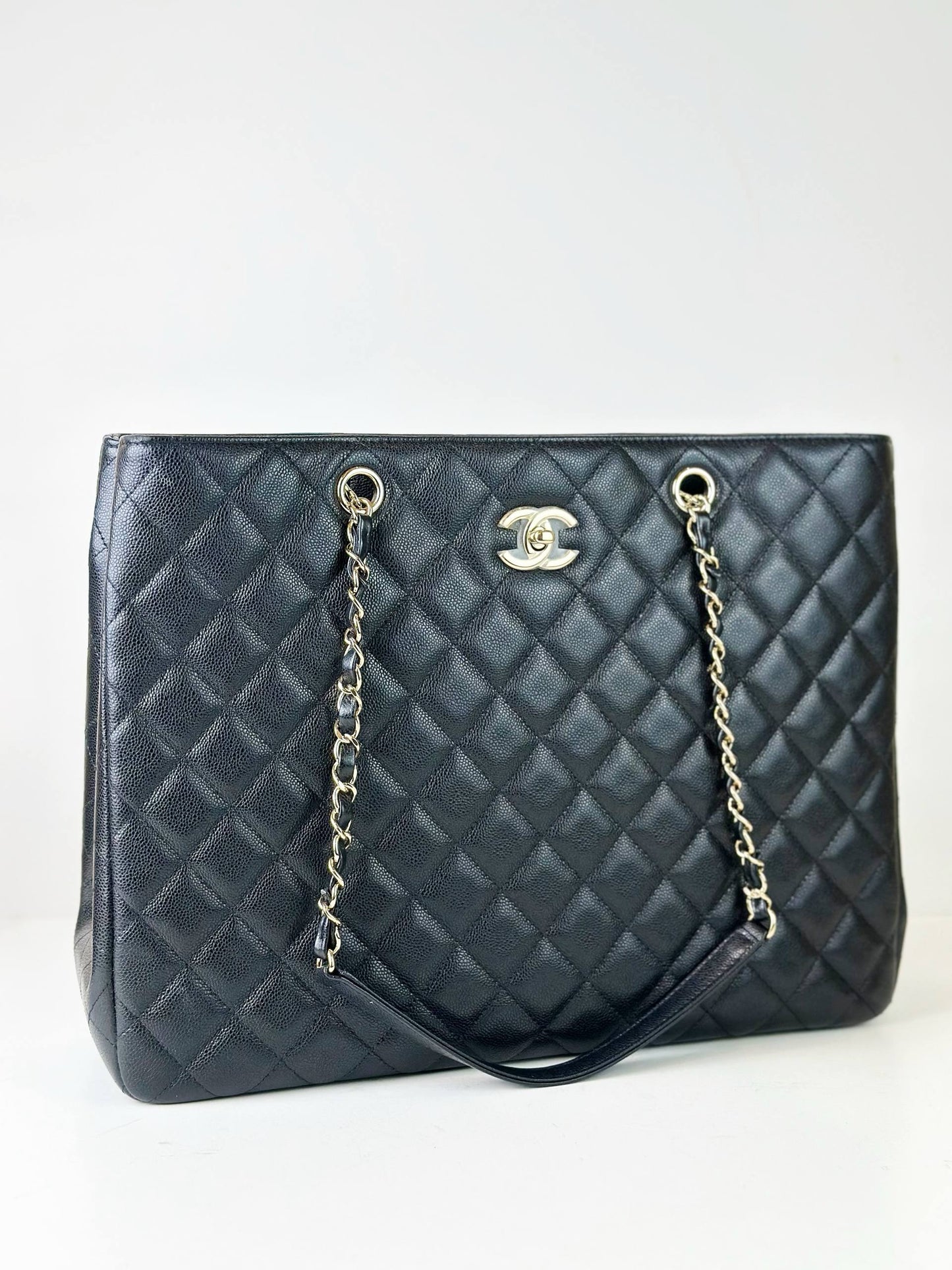 CHANEL CLASSIC CC SHOPPING TOTE BAG