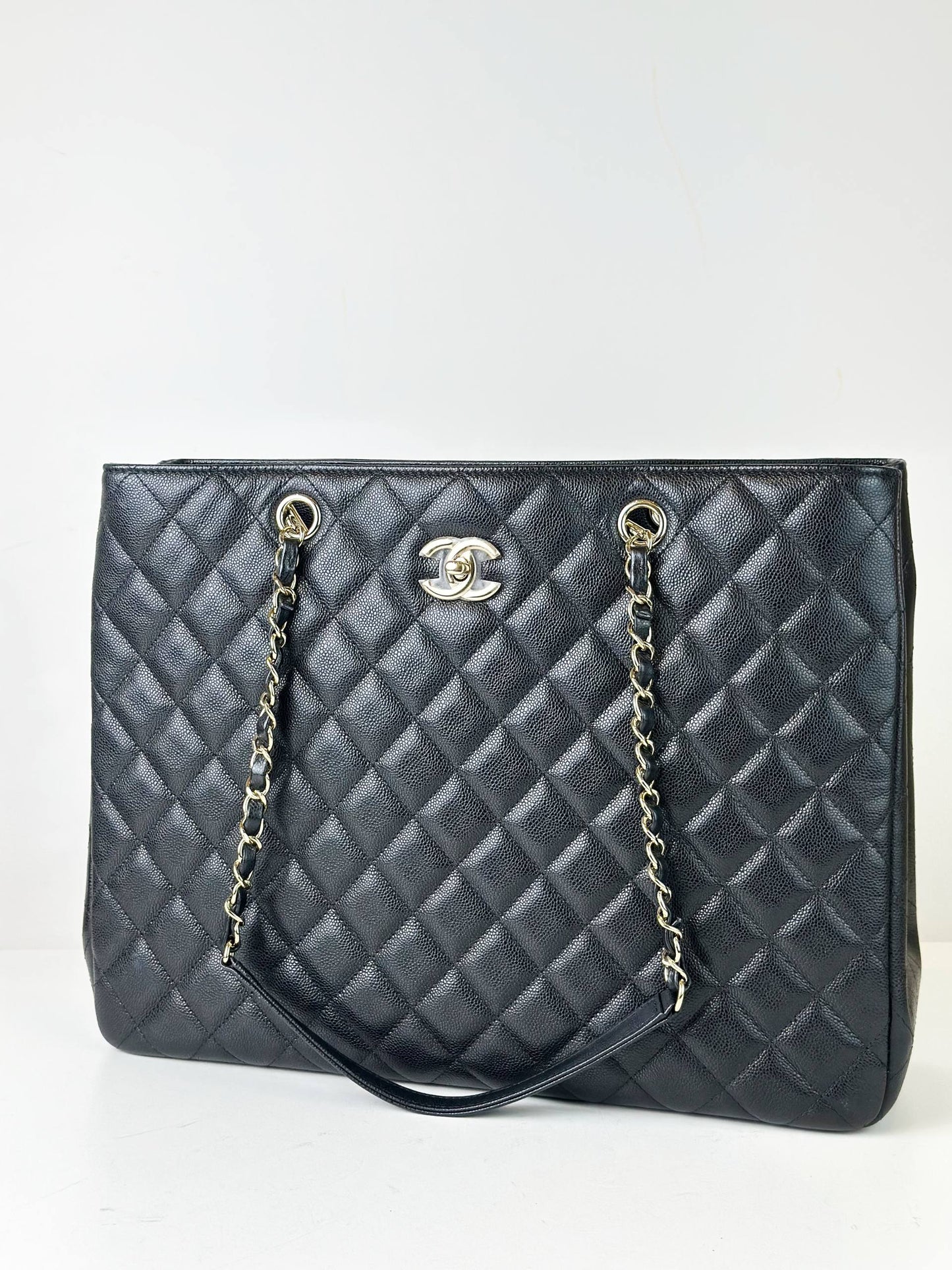 CHANEL CLASSIC CC SHOPPING TOTE BAG