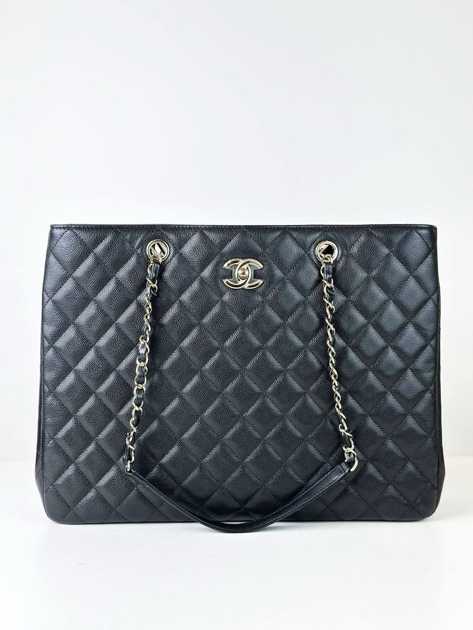 CHANEL CLASSIC CC SHOPPING TOTE BAG