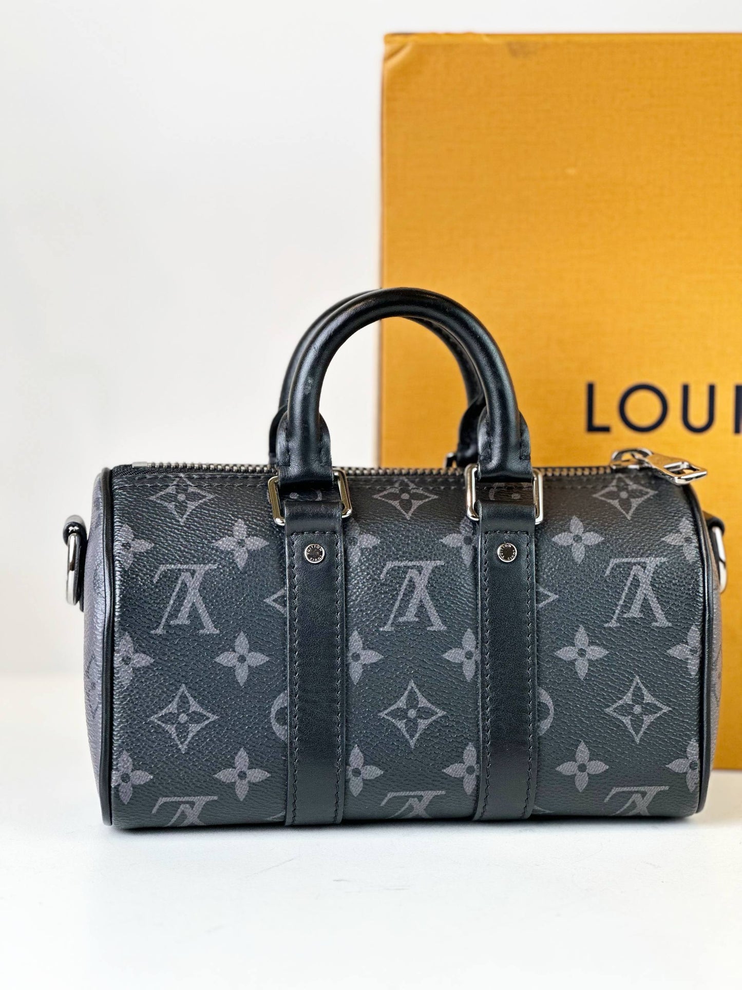 LOUIS VUITTON KEEPALL XS BANDOULIERE MONOGRAM ECLIPSE CROSSBODY BAG