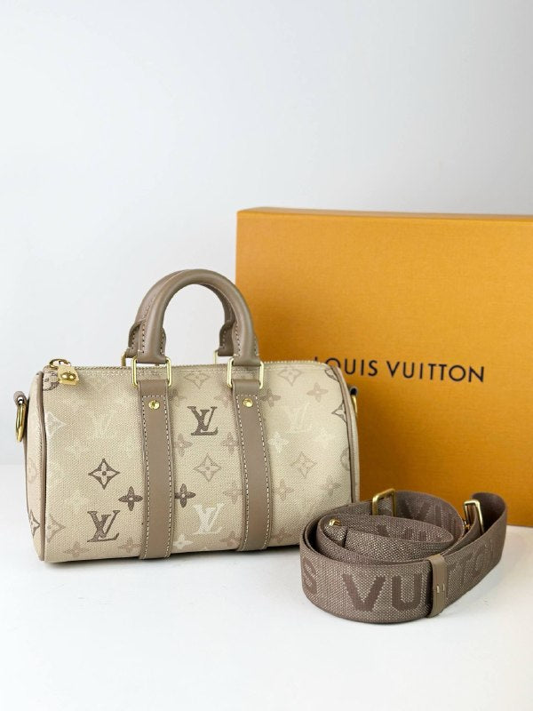 LOUIS VUITTON KEEPALL 25 BANDOULIERE MONOGRAM SURPLUS CROSSBODY BAG