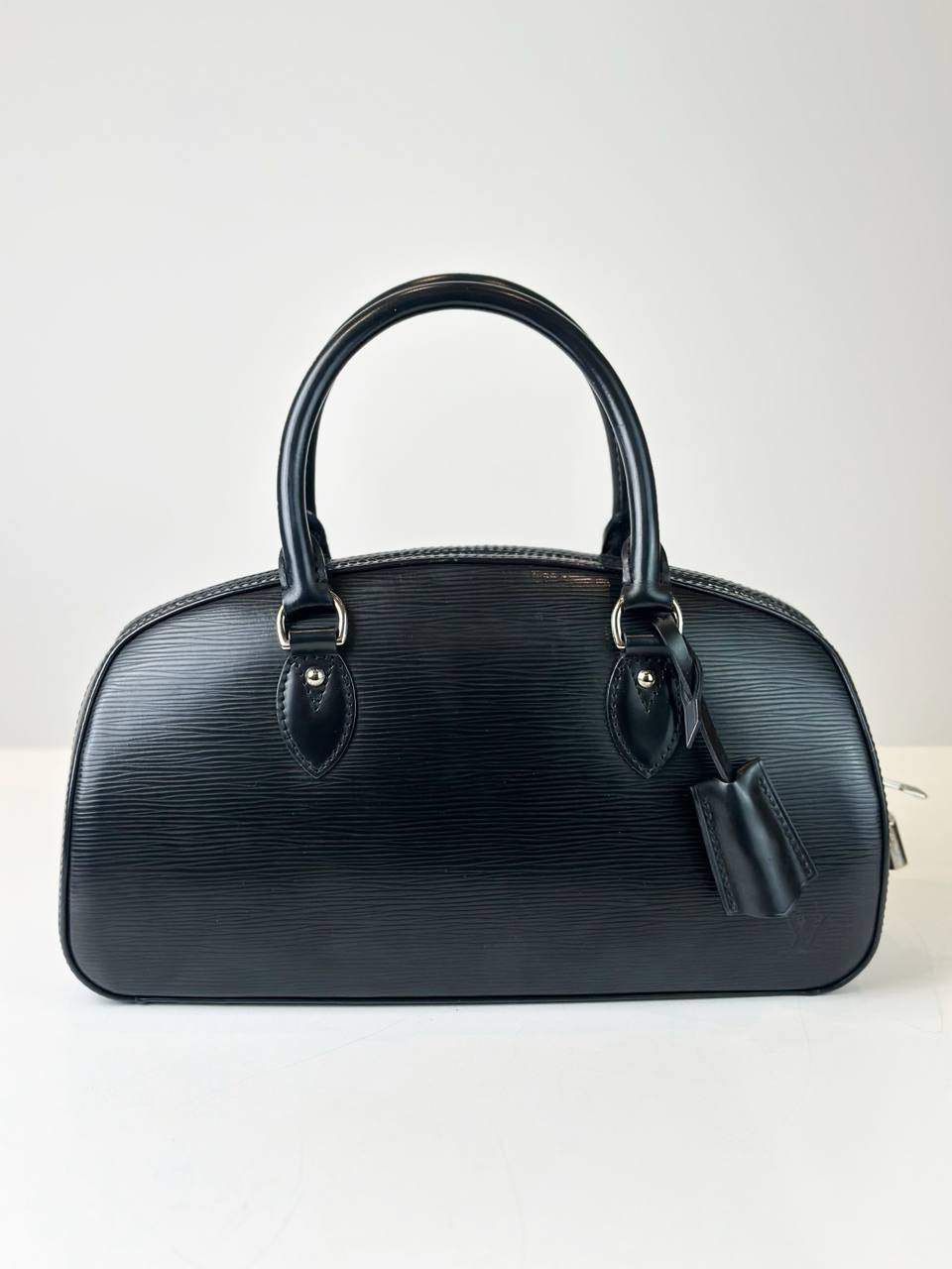LOUIS VUITTON JASMIN EPI LEATHER BLACK TOP HANDLE BAG