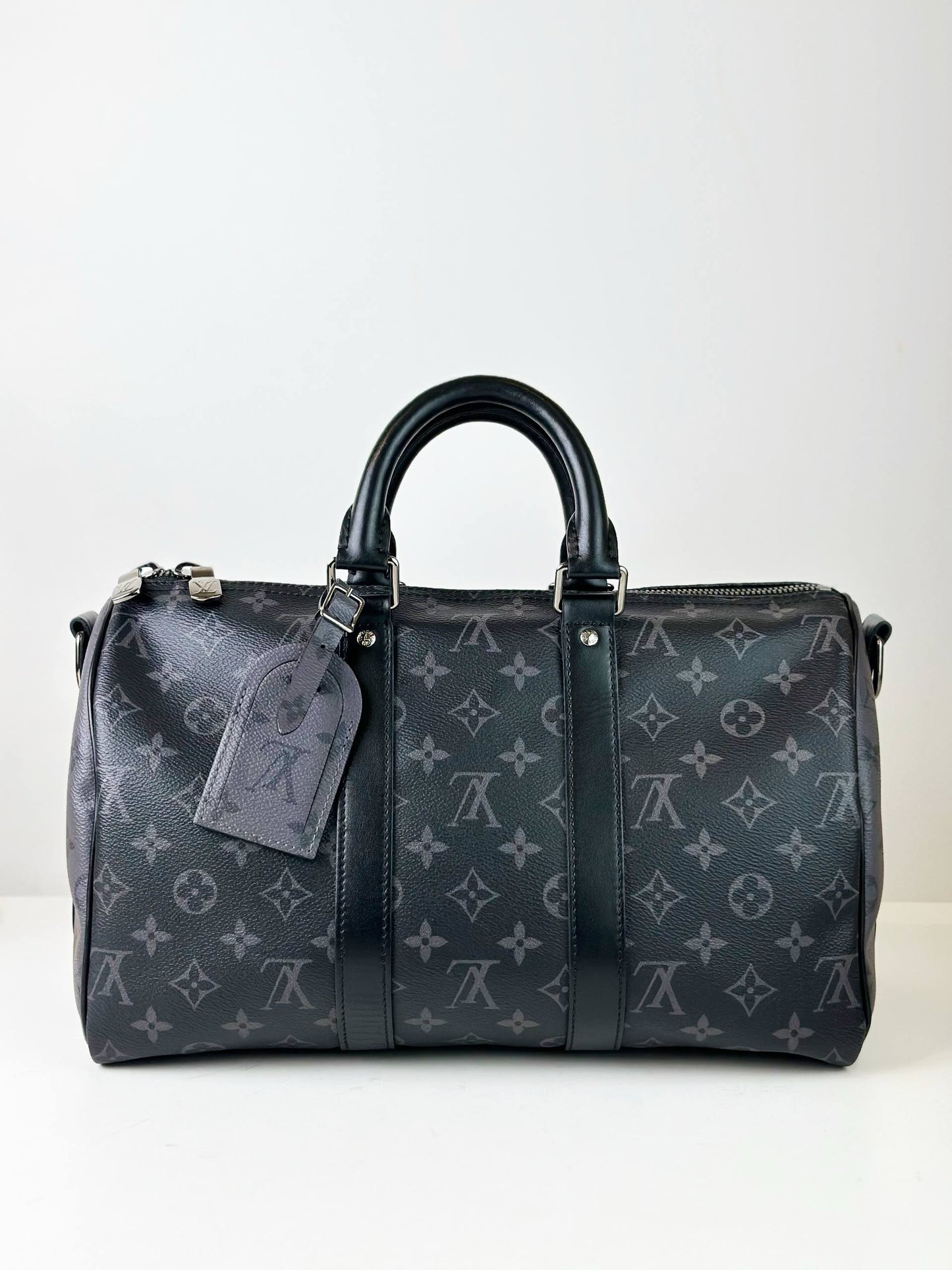 LOUIS VUITTON KEEPALL 35 BANDOULIERE MONOGRAM ECLIPSE CROSSBODY BAG