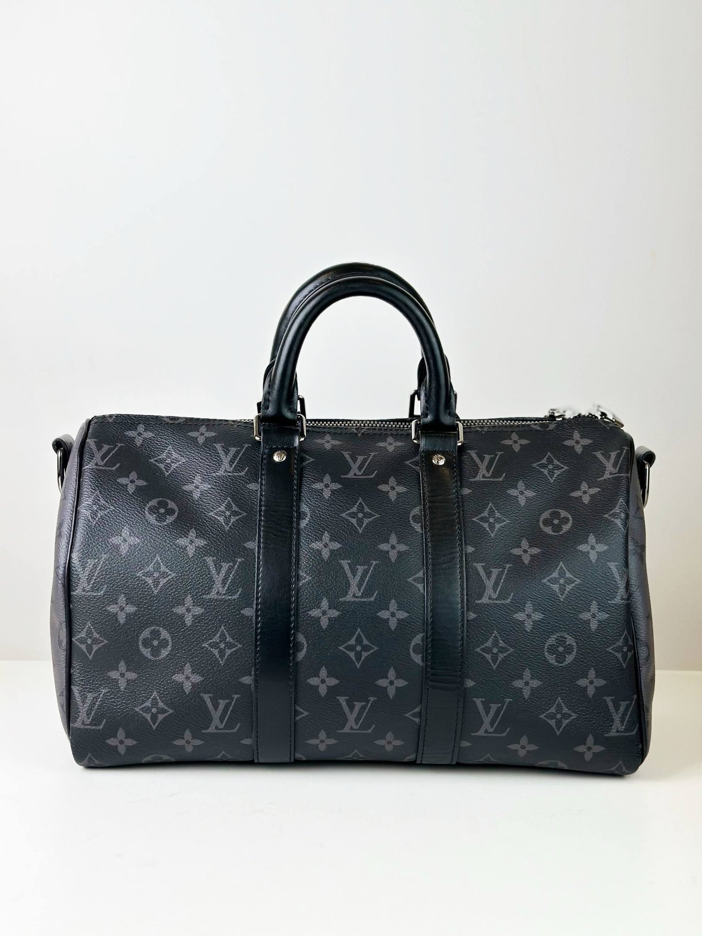 LOUIS VUITTON KEEPALL 35 BANDOULIERE MONOGRAM ECLIPSE CROSSBODY BAG