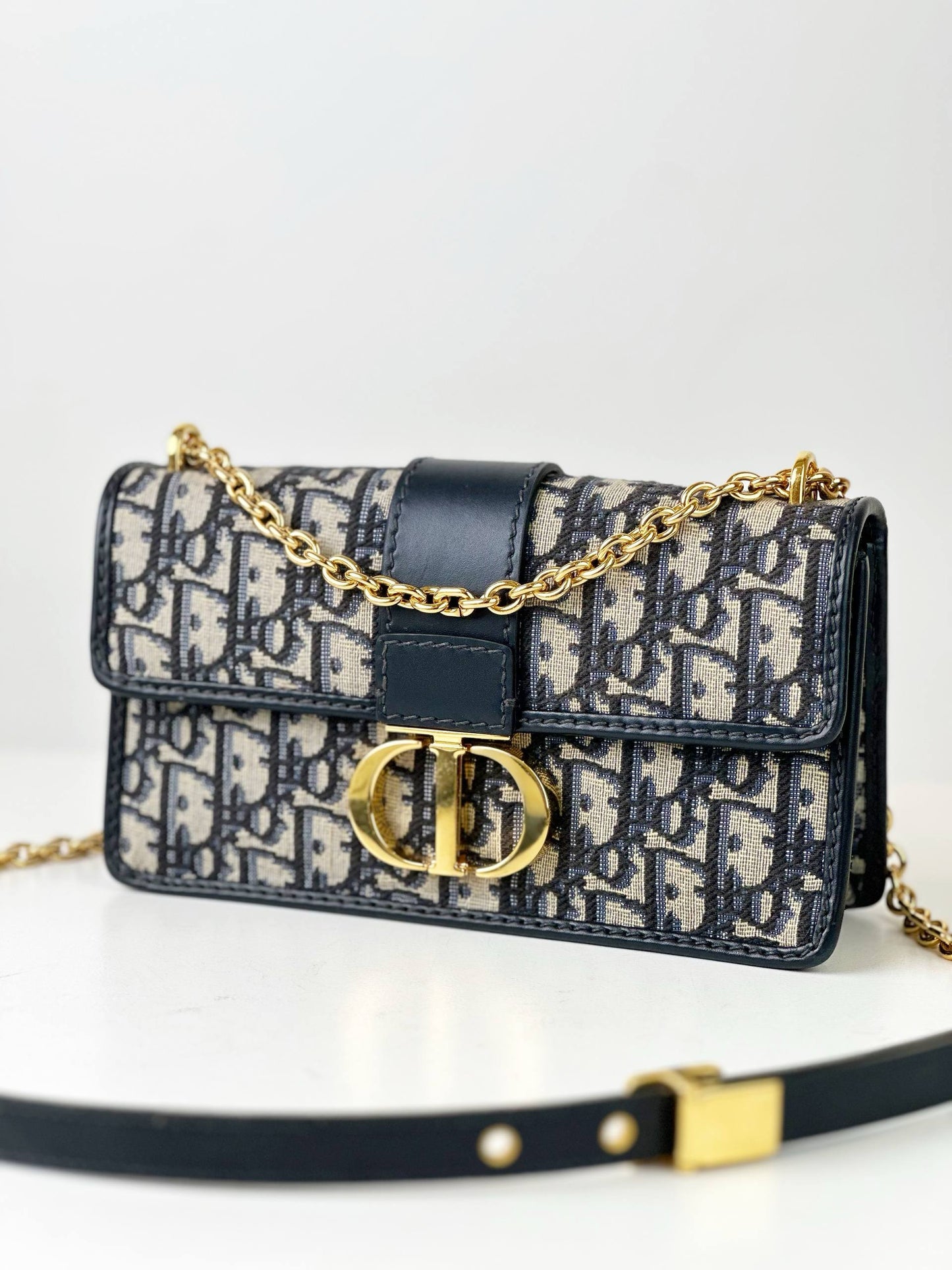 DIOR OBLIQUE MONTAIGNE EAST WEST CROSSBODY BAG