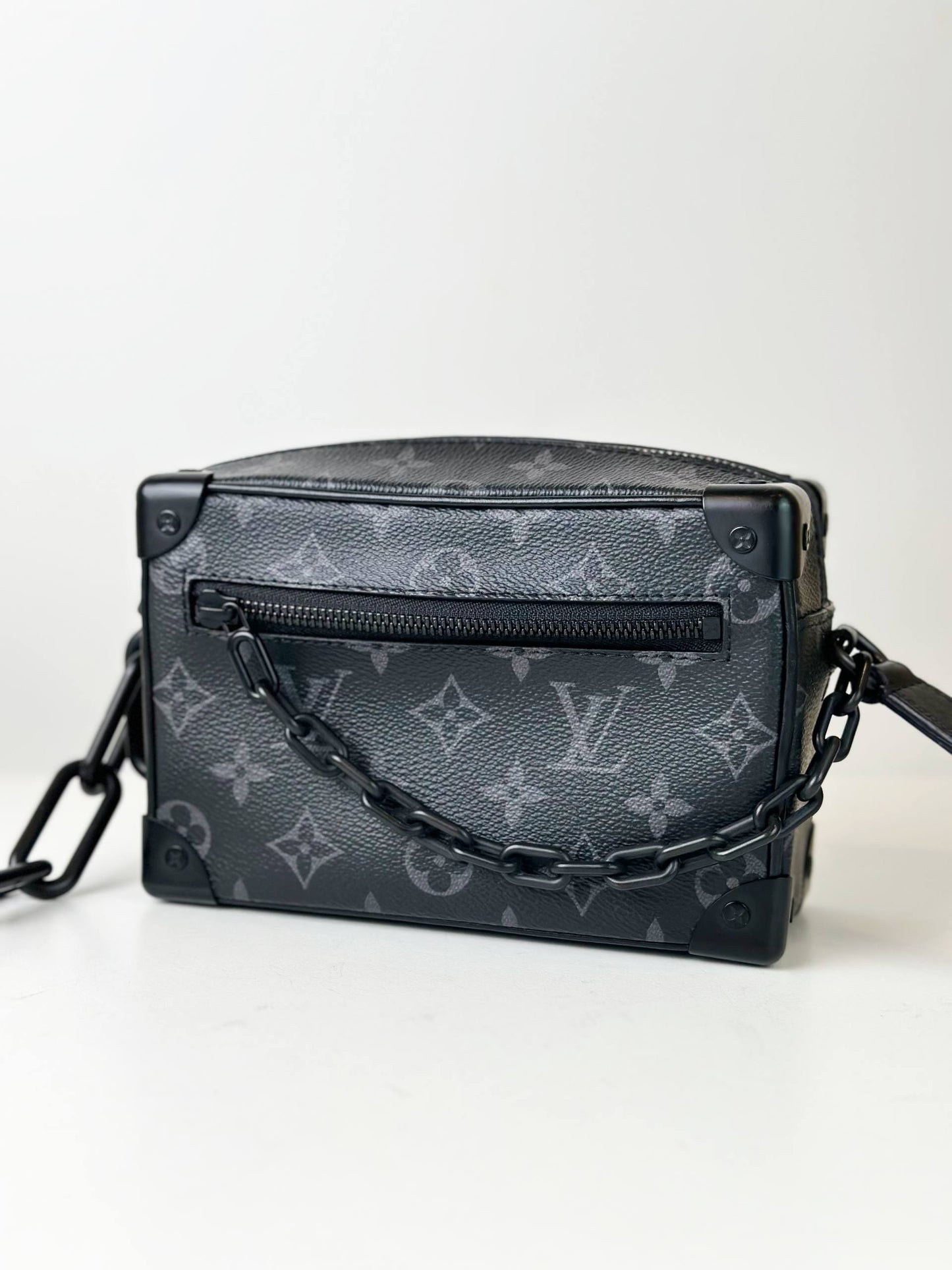 LOUIS VUITTON MONOGRAM ECLIPSE MINI SOFT TRUNK CROSSBODY BAG