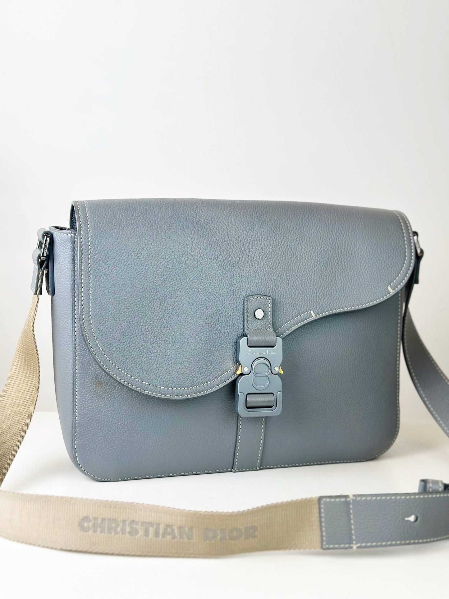 DIOR SADDLE BLUE MESSENGER BAG