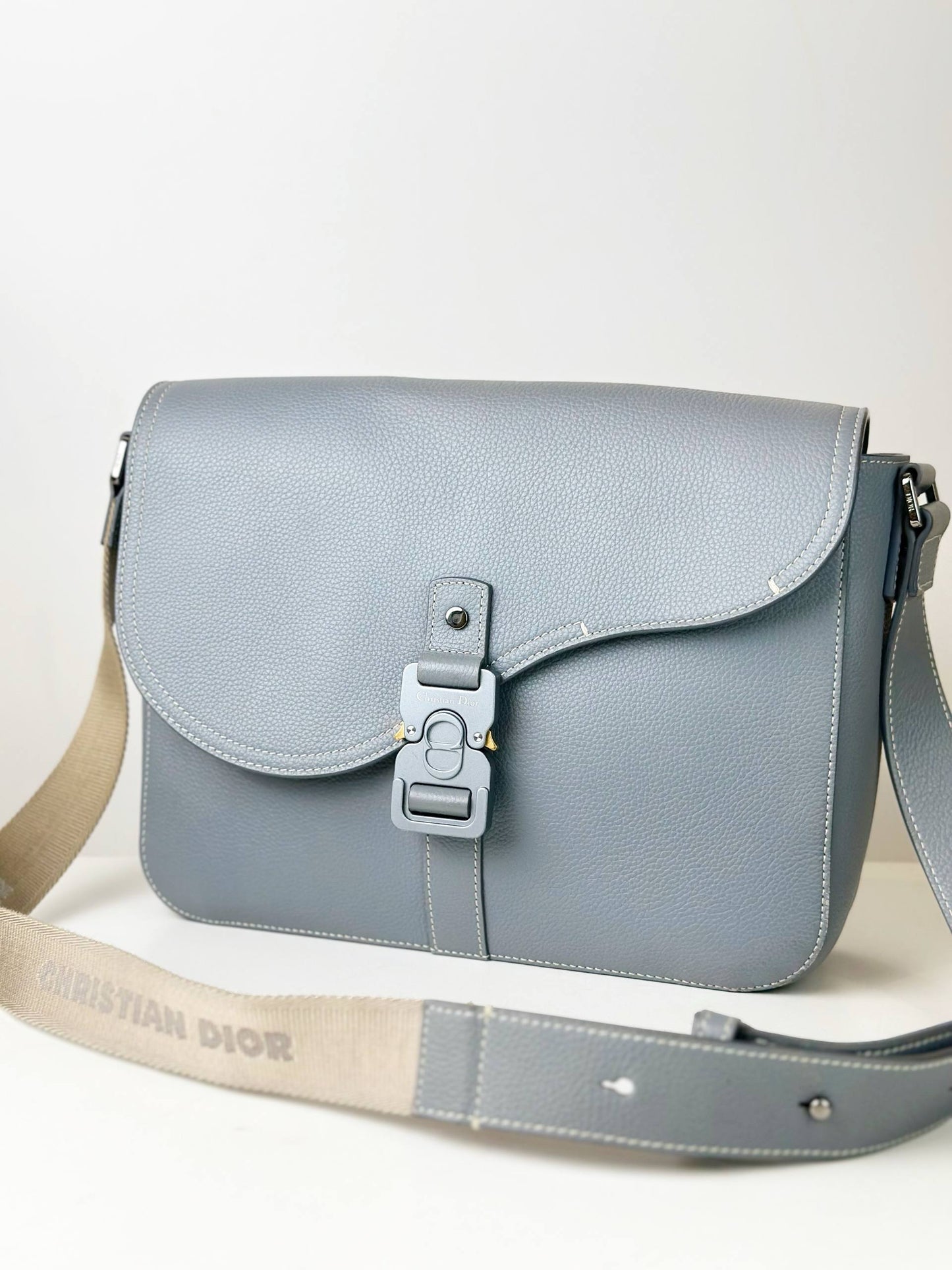 DIOR SADDLE BLUE MESSENGER BAG
