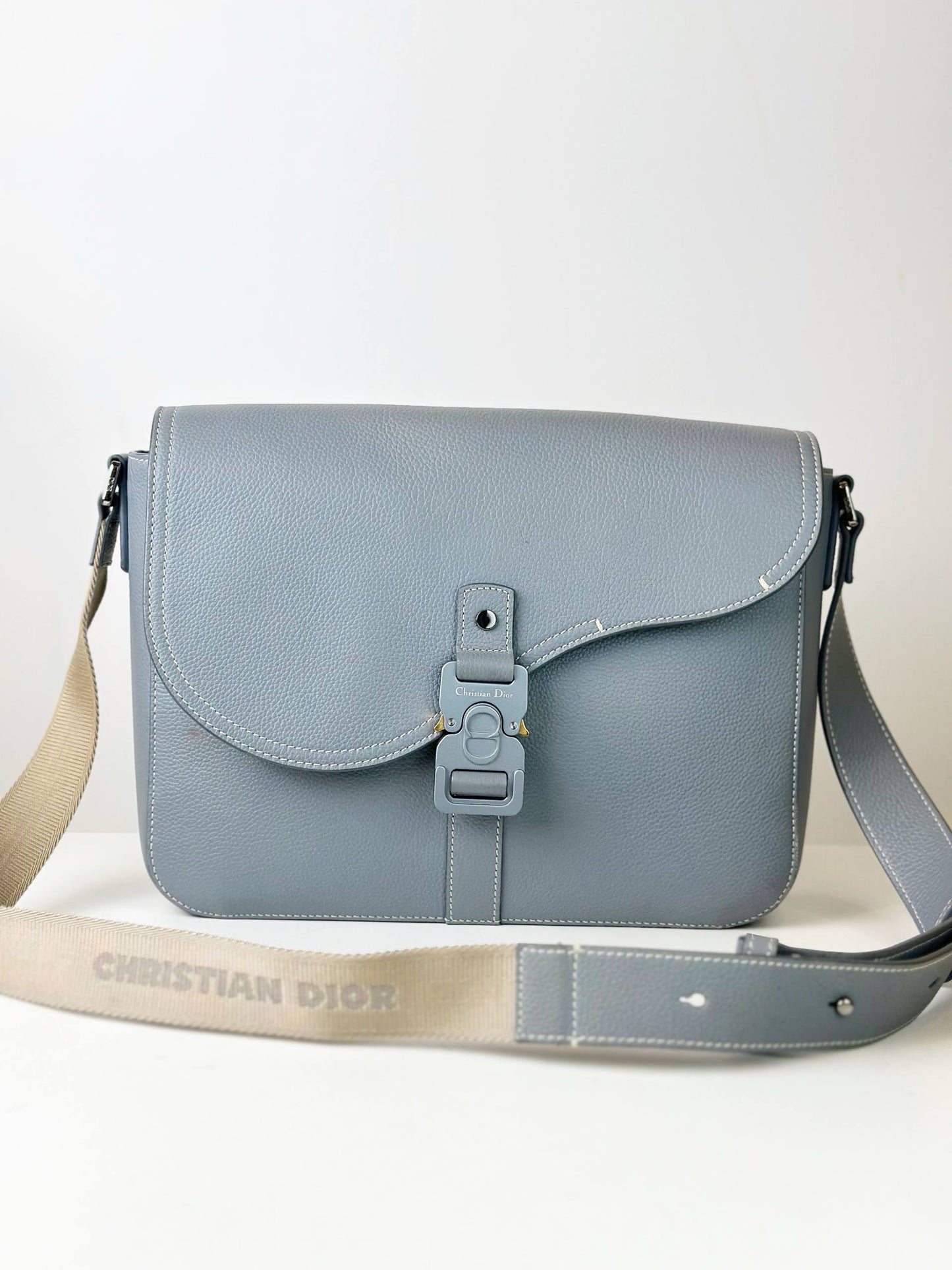 DIOR SADDLE BLUE MESSENGER BAG