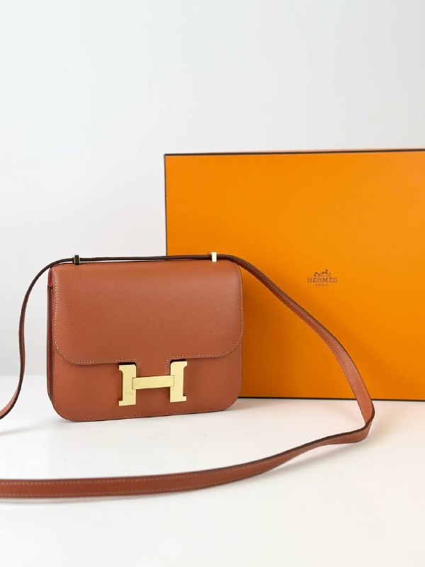 HERMES CONSTANCE 18 BLUSH ROSE JAIPUR CROSSBODY BAG