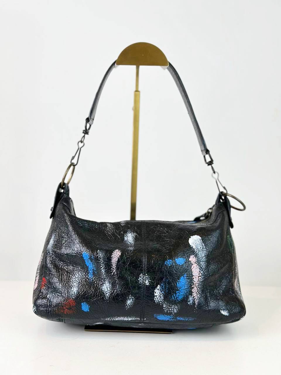 BALENCIAGA LE CITY MOTO CROSSBODY BAG