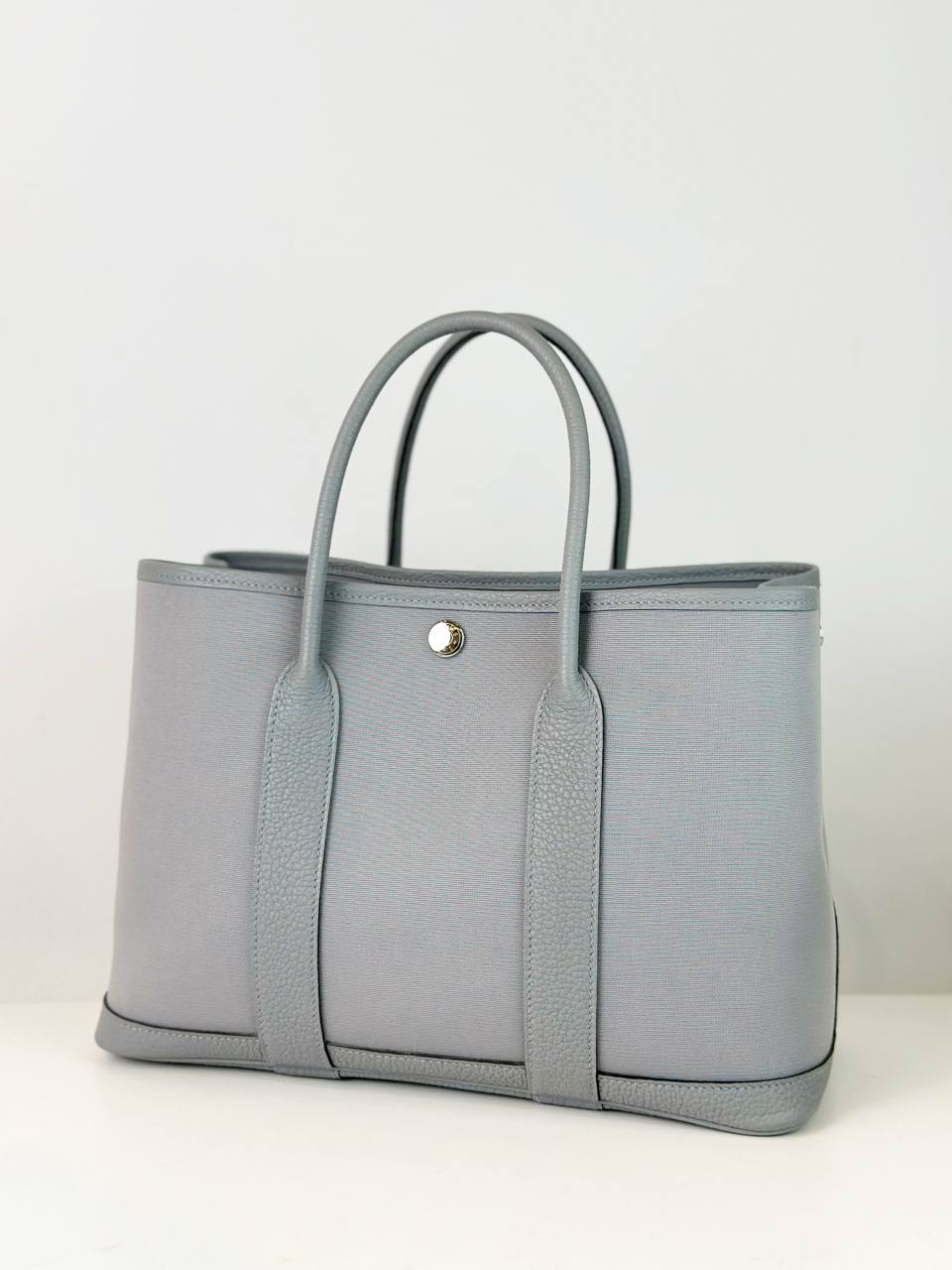 HERMES GARDEN PARTY 30 TOILE HANDBAG