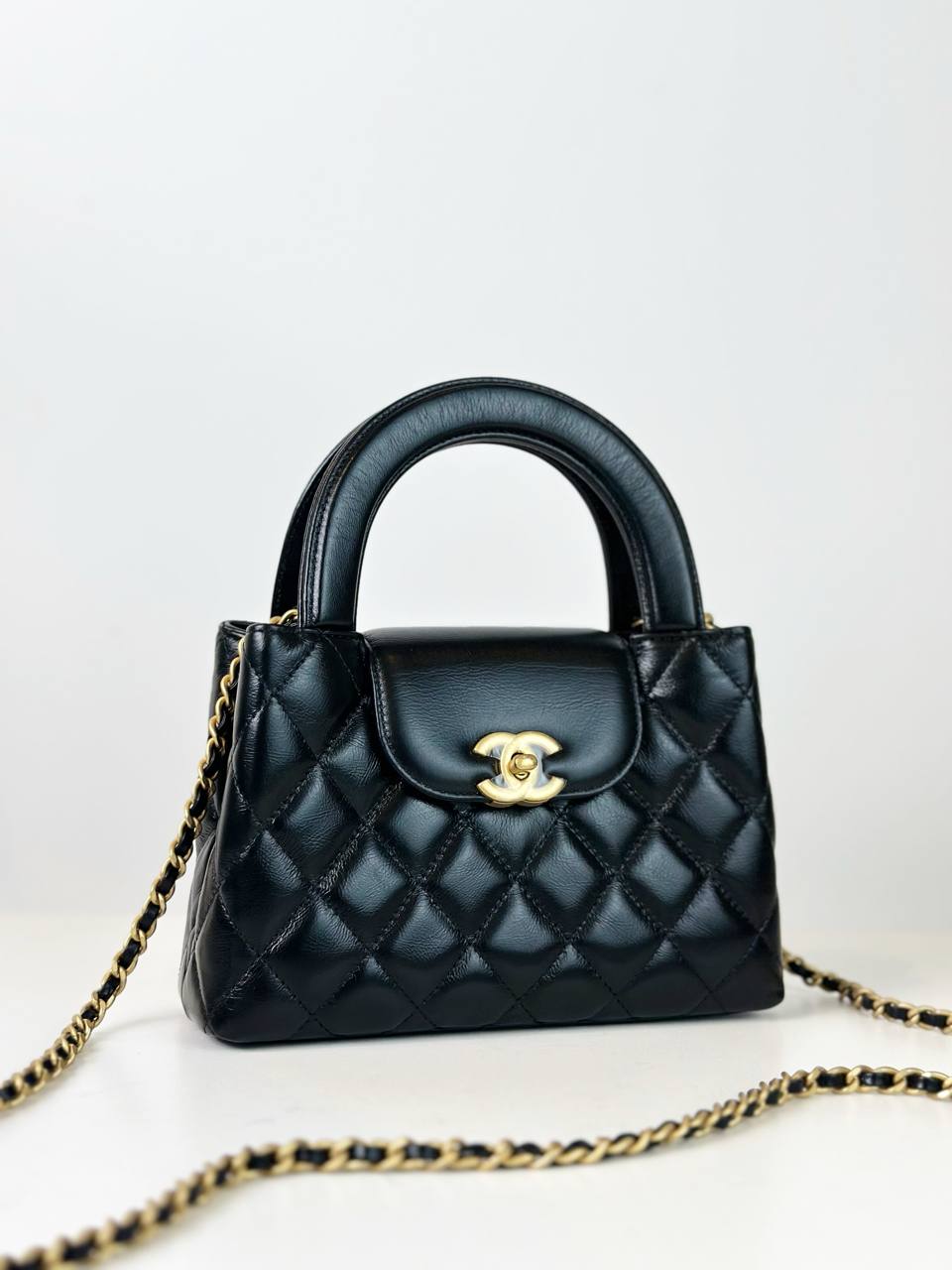 CHANEL MINI KELLY BLACK CROSSBODY BAG