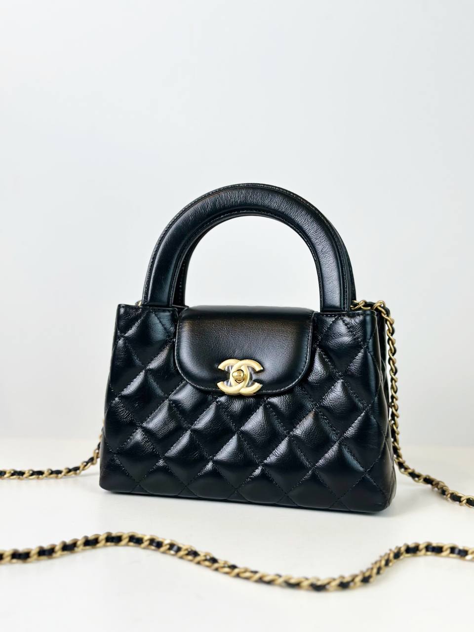 CHANEL MINI KELLY BLACK CROSSBODY BAG
