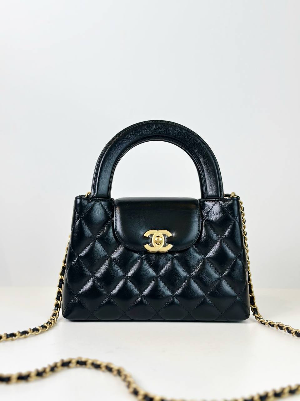 CHANEL MINI KELLY BLACK CROSSBODY BAG