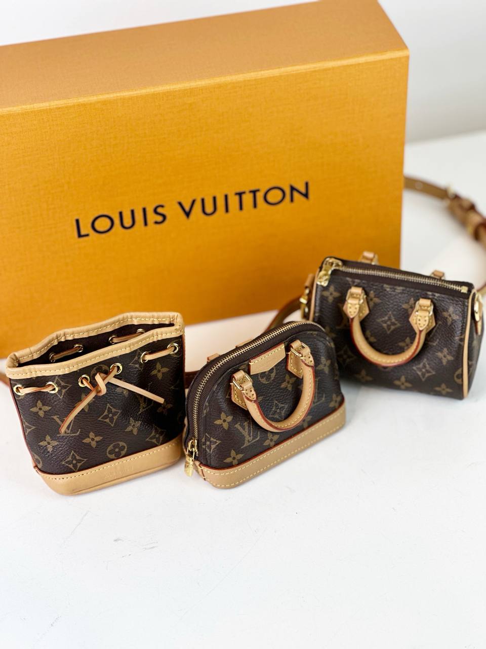 LOUIS VUITTON TRIO MINI ICONES CROSSBODY BAG