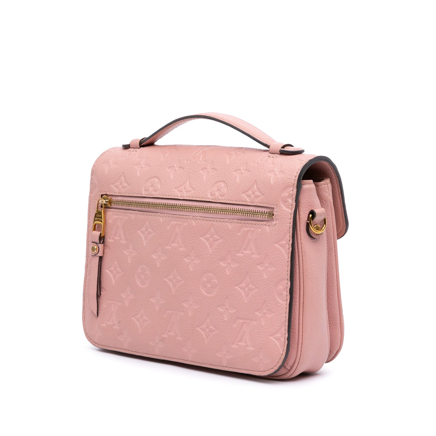Pink Louis Vuitton Monogram Empreinte Pochette Metis Satchel