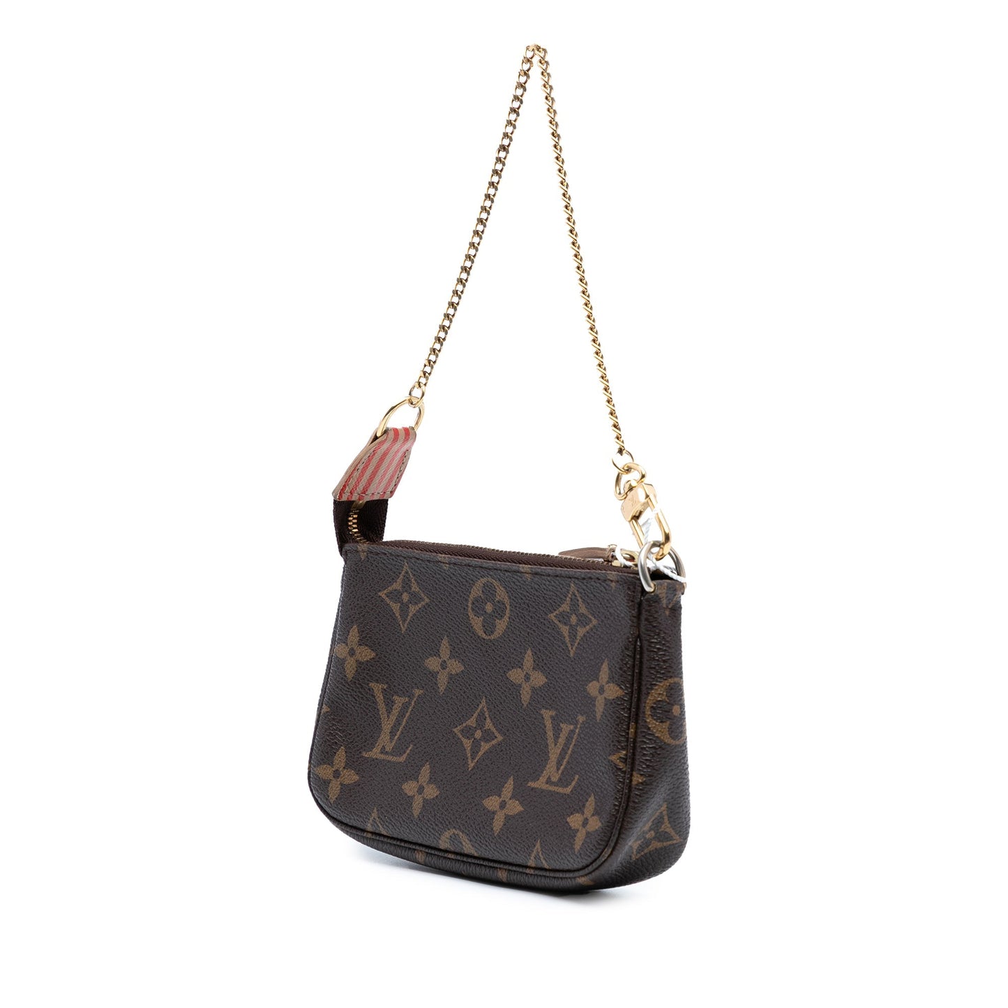 Brown Louis Vuitton Monogram Trunks and Locks Mini Pochette Accessoires Shoulder Bag