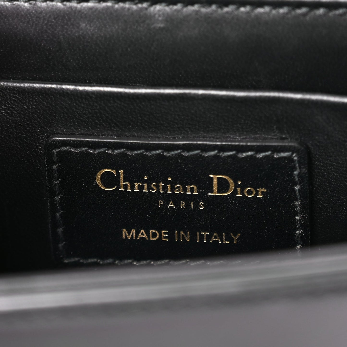 Christian Dior Smooth Calfskin 30 Montaigne Box Bag Black