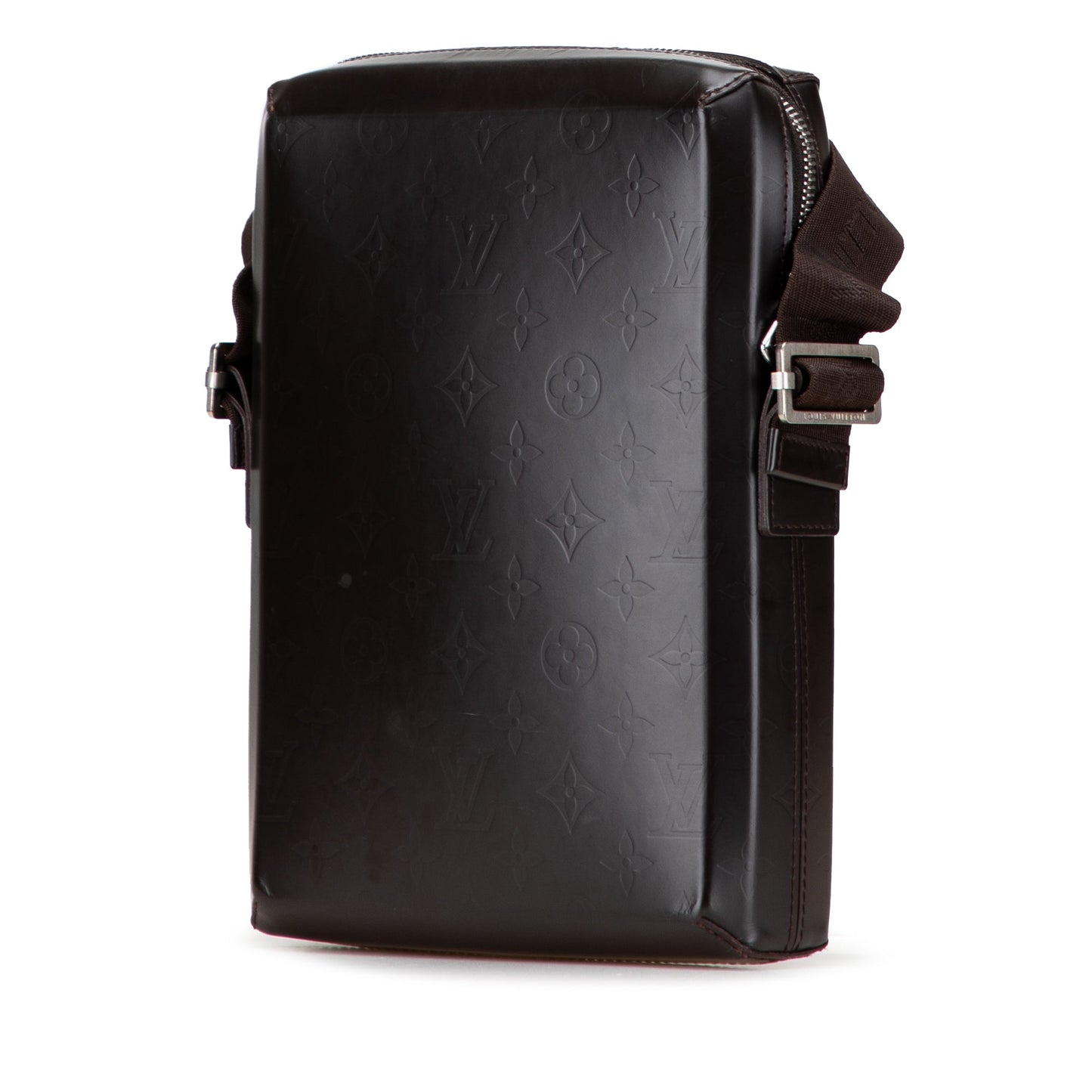 Brown Louis Vuitton Monogram Glace Bobby Crossbody Bag