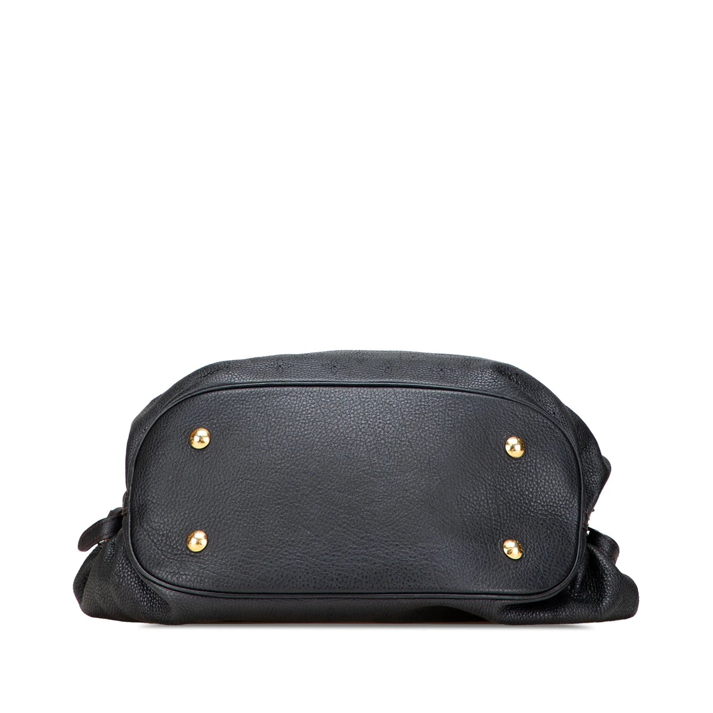 Black Louis Vuitton Monogram Mahina L Hobo Bag