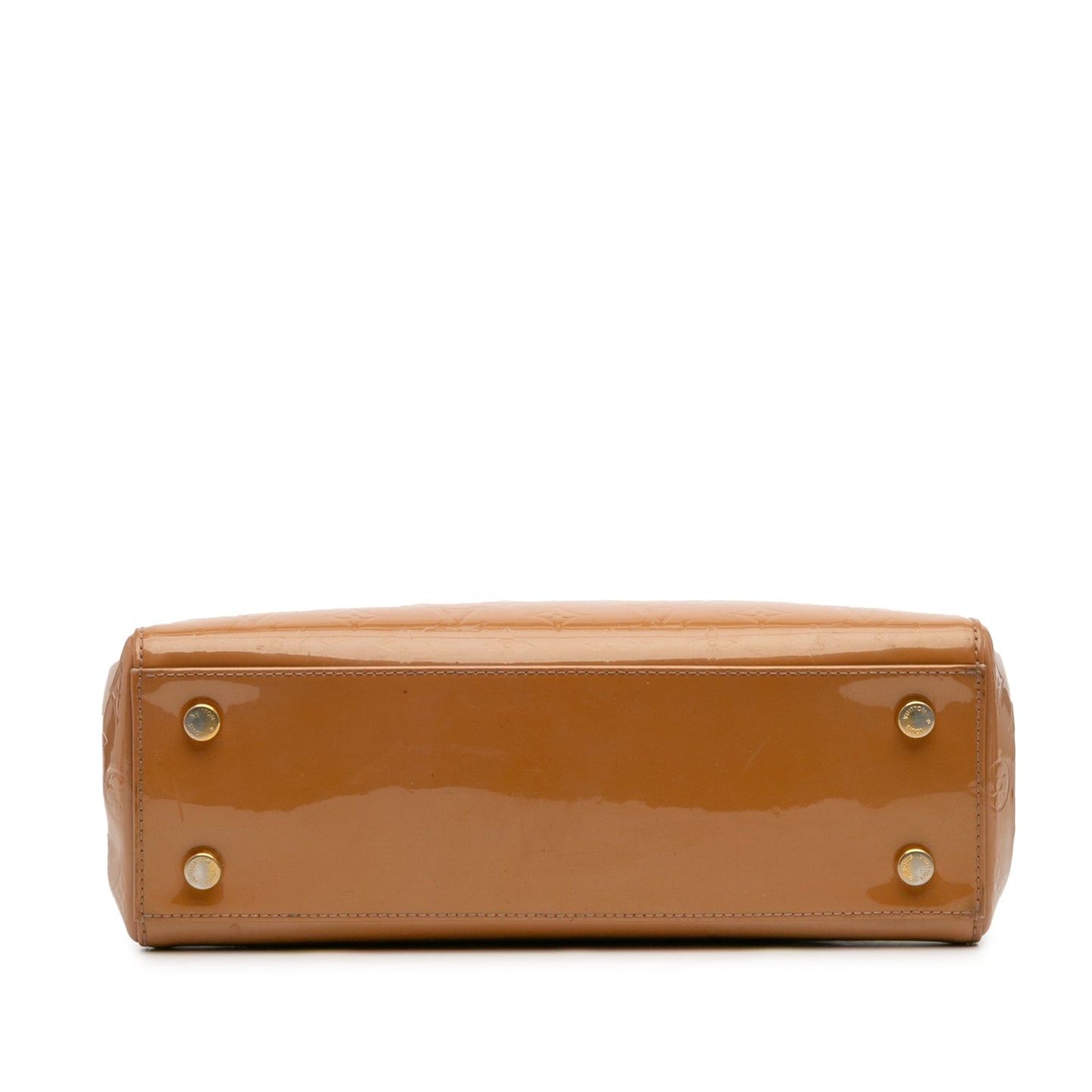 Brown Louis Vuitton Monogram Vernis Brea MM Satchel