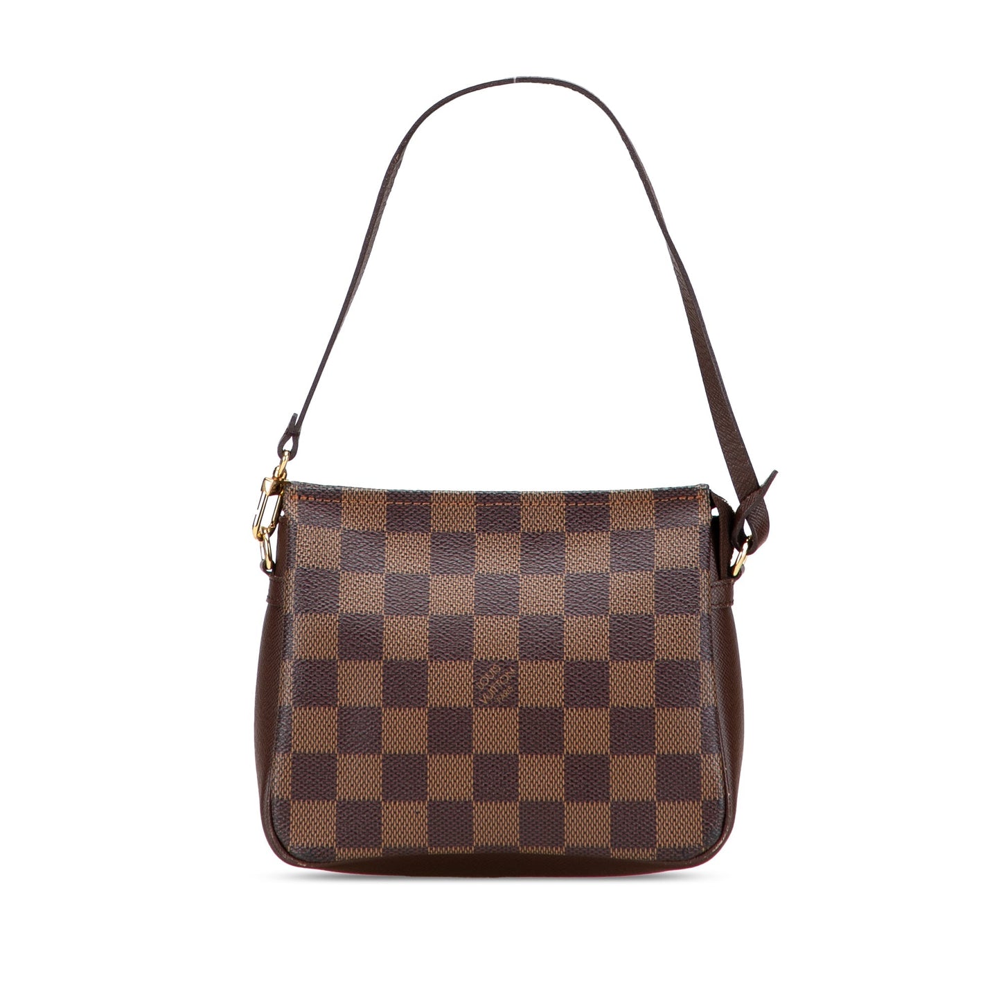 Brown Louis Vuitton Damier Ebene Trousse Pochette Handbag