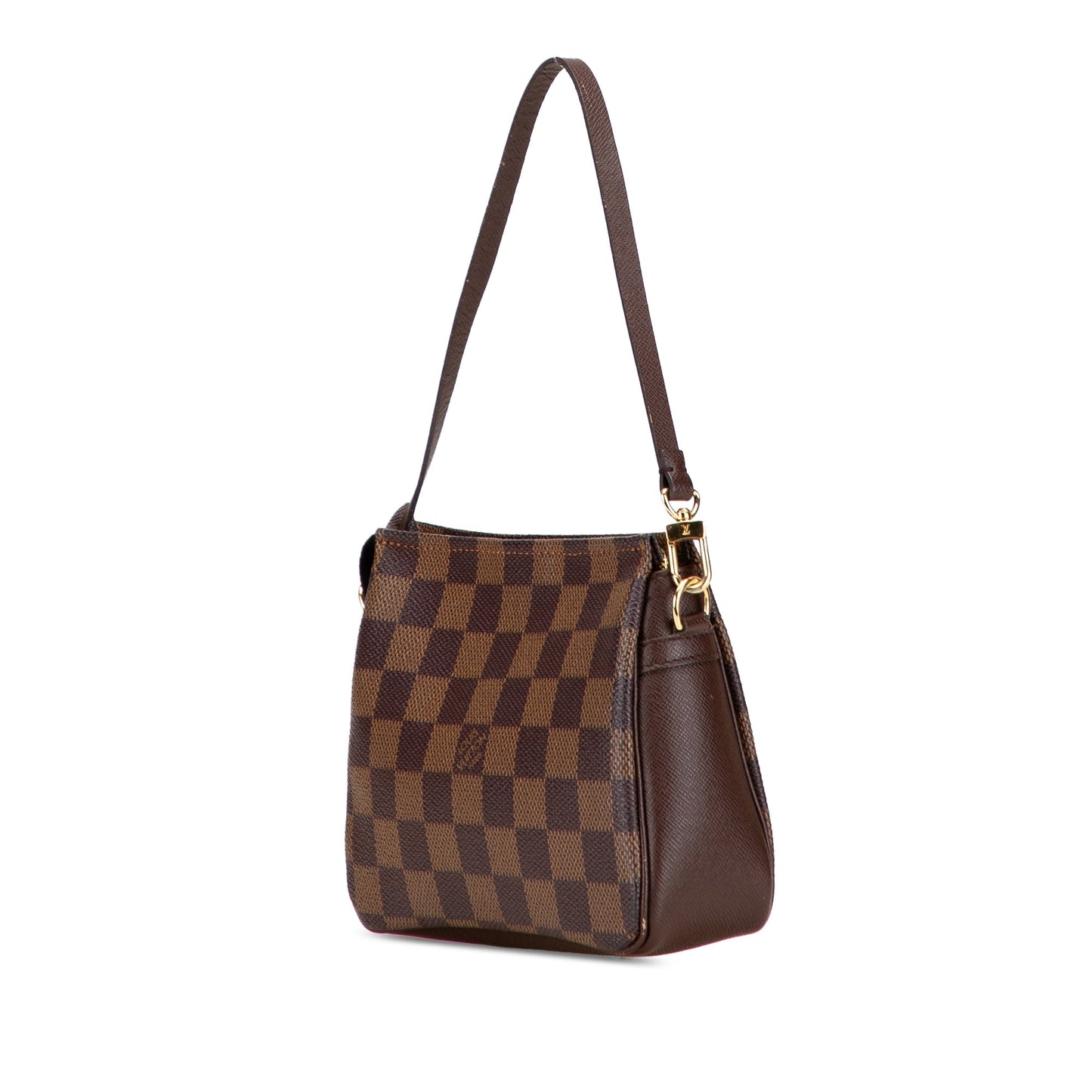 Brown Louis Vuitton Damier Ebene Trousse Pochette Handbag