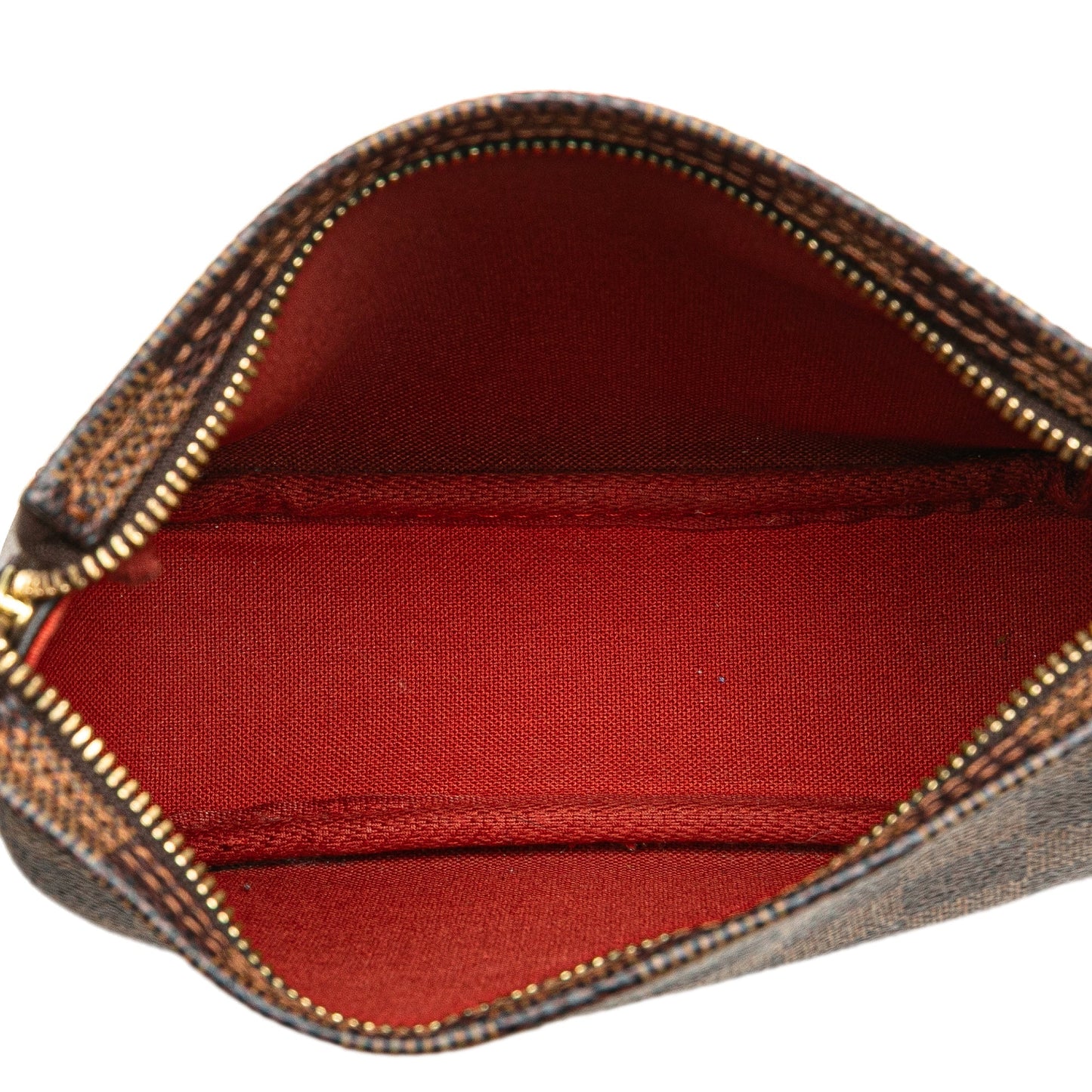 Brown Louis Vuitton Damier Ebene Trousse Pochette Handbag